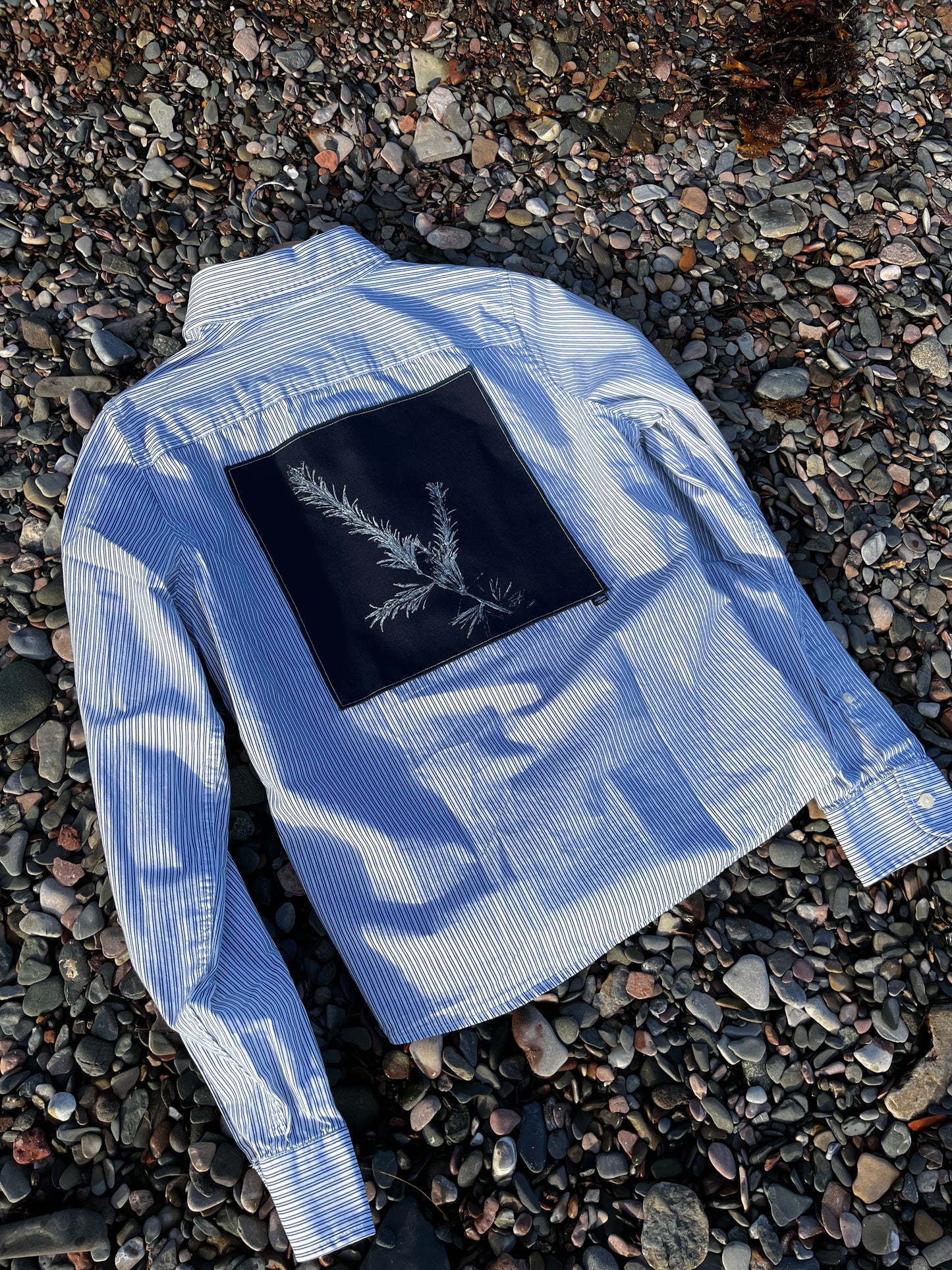 Chemise rayée « mélèze » Small (unisexe)