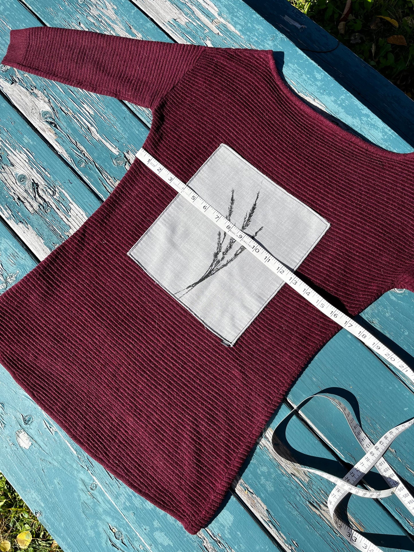 Tricot bourgogne « blé » x-small