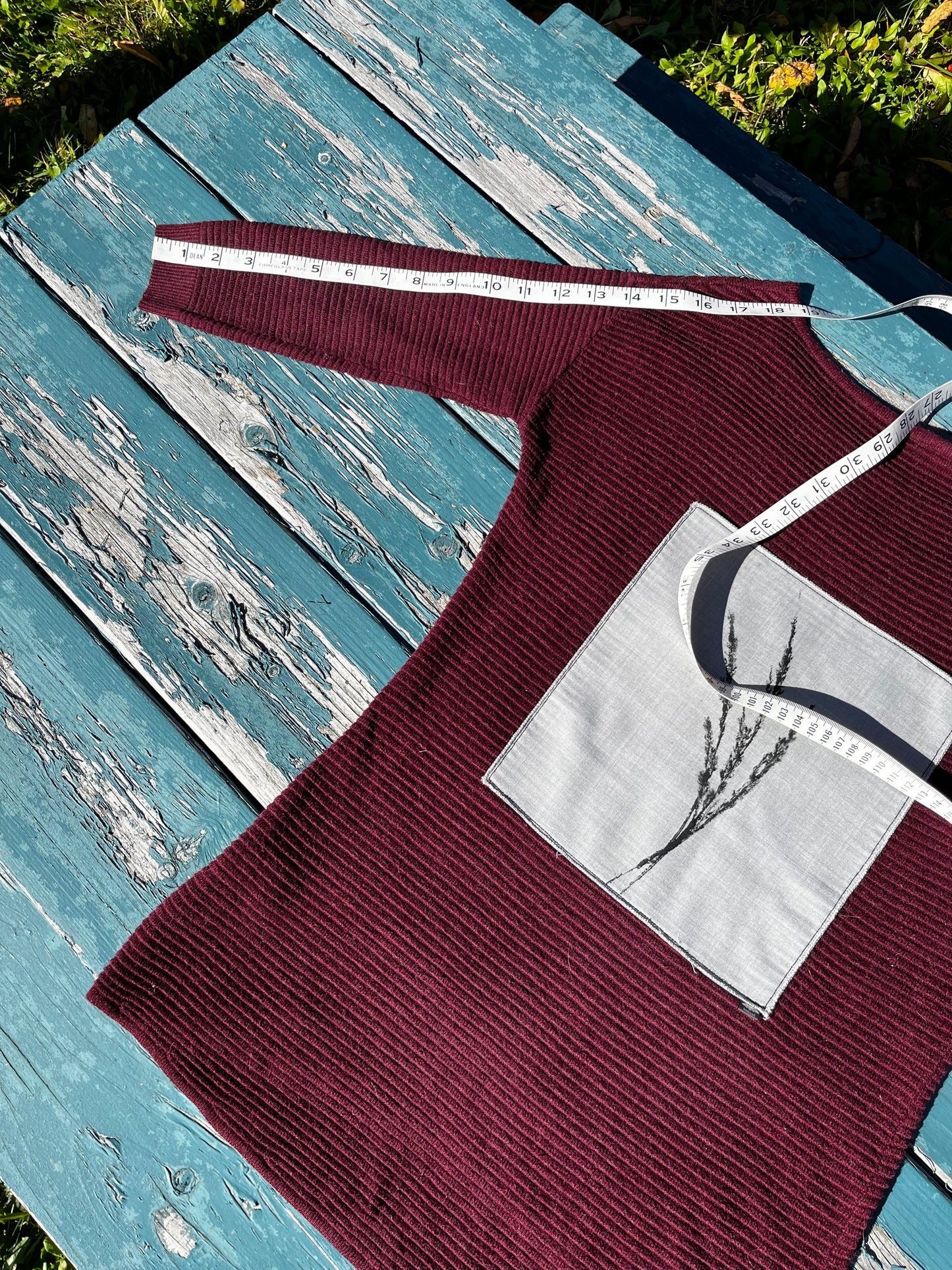 Tricot bourgogne « blé » x-small
