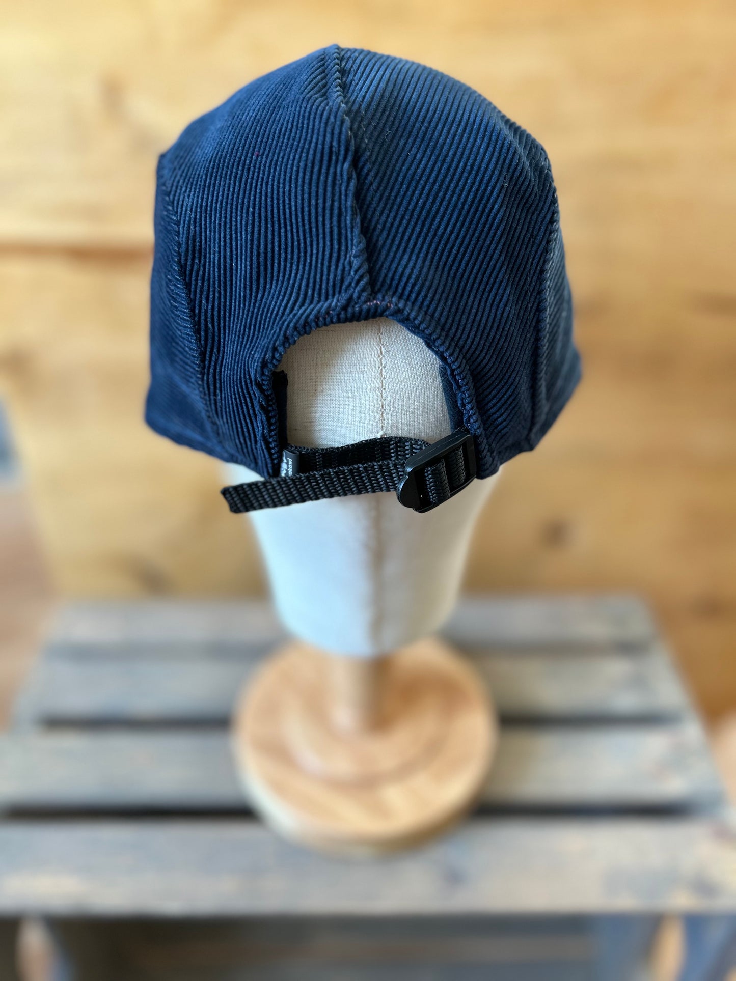 Kasquette Régulière - Corduroy Bleue Marine