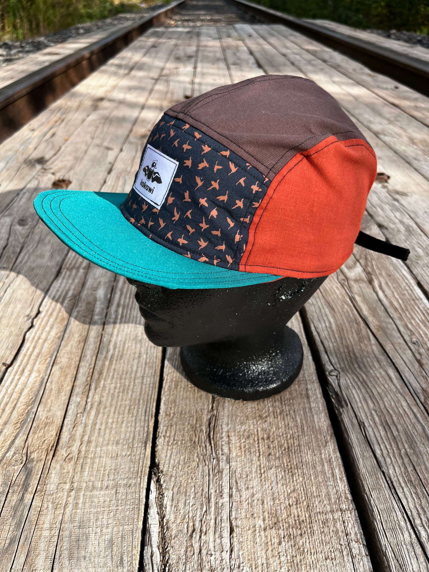Kasquette Régulière « série bernache » turquoise