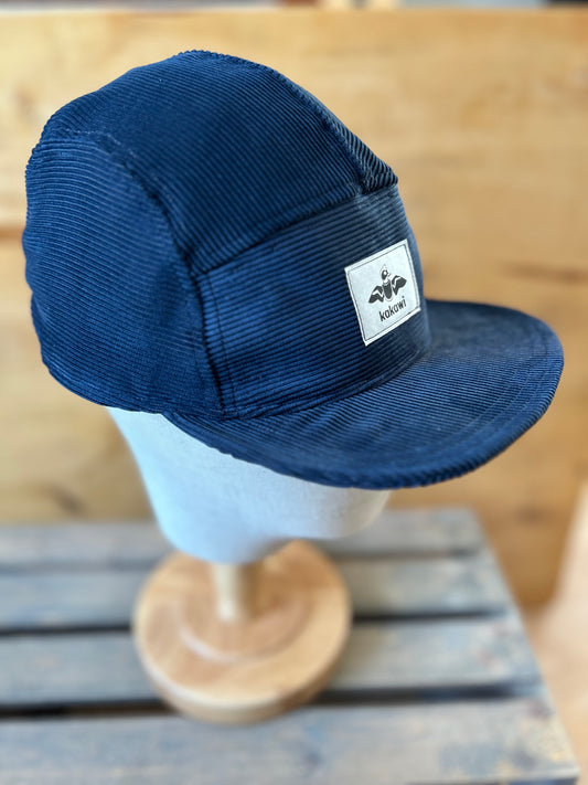 Kasquette Régulière - Corduroy Bleue Marine