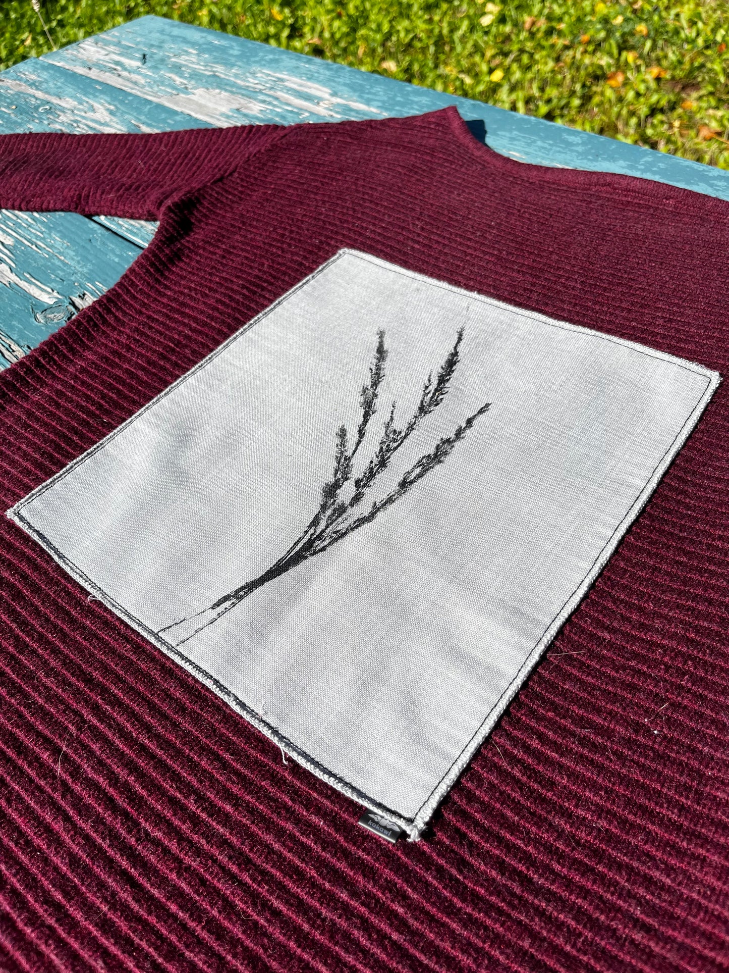 Tricot bourgogne « blé » x-small