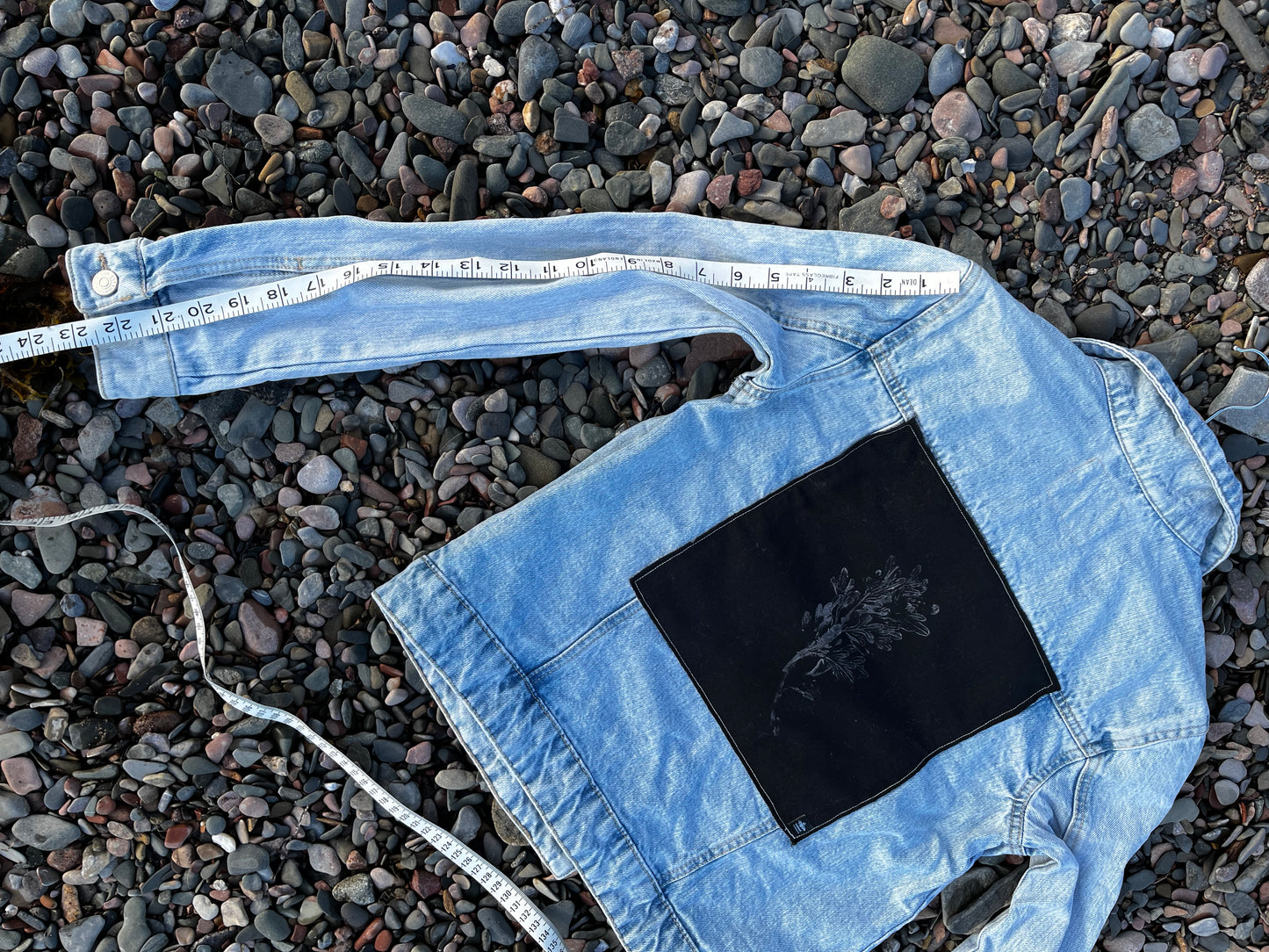 Veste en jeans « algues » Small