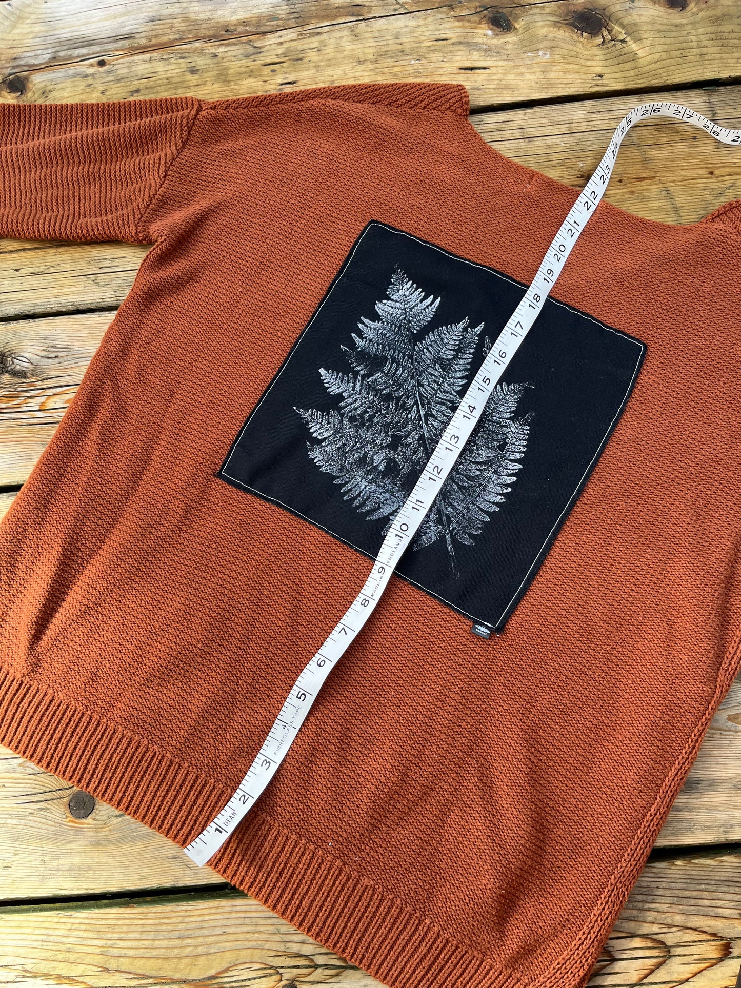 Tricot rouille « fougère » xxsmall