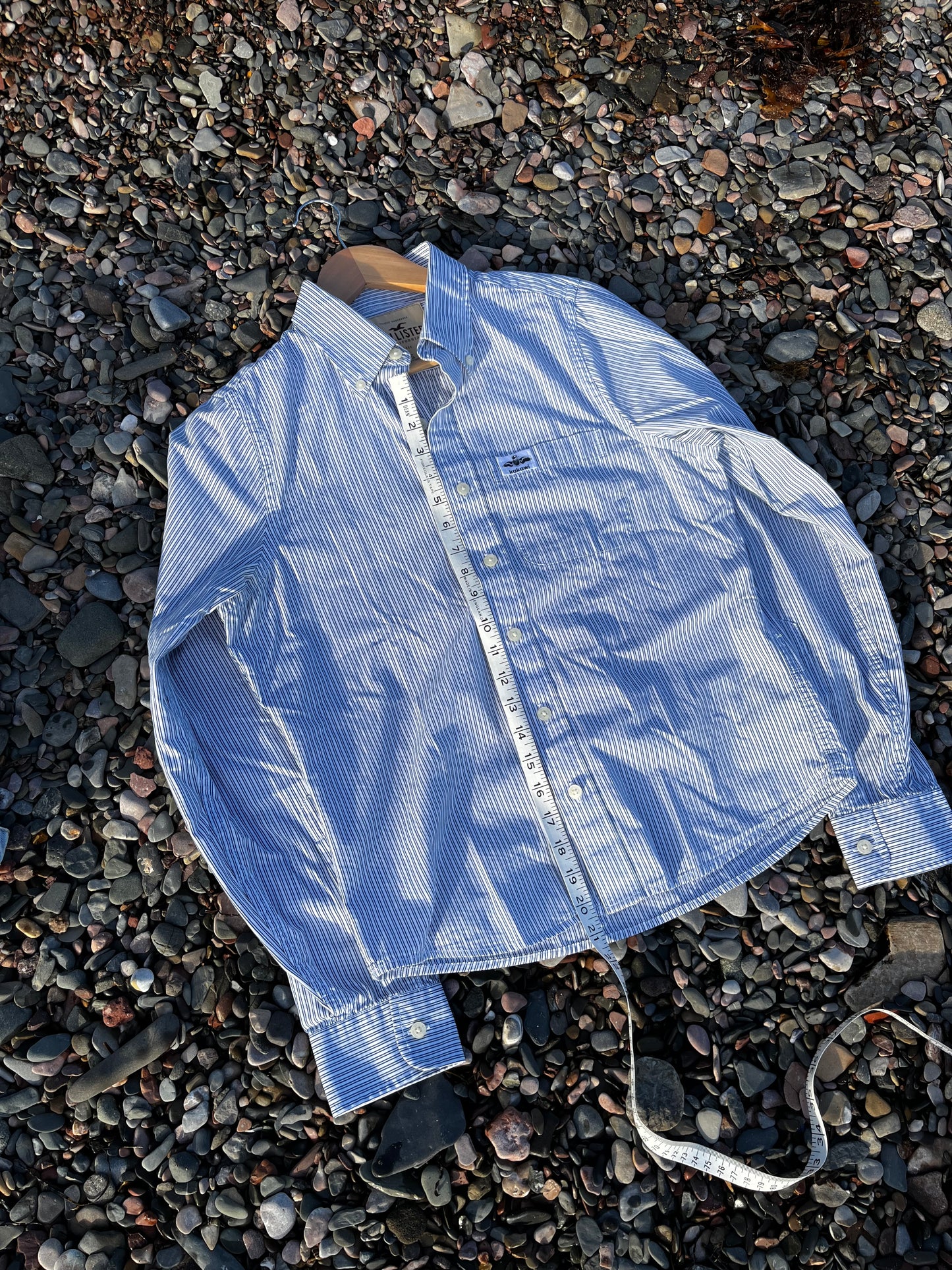 Chemise rayée « mélèze » Small (unisexe)