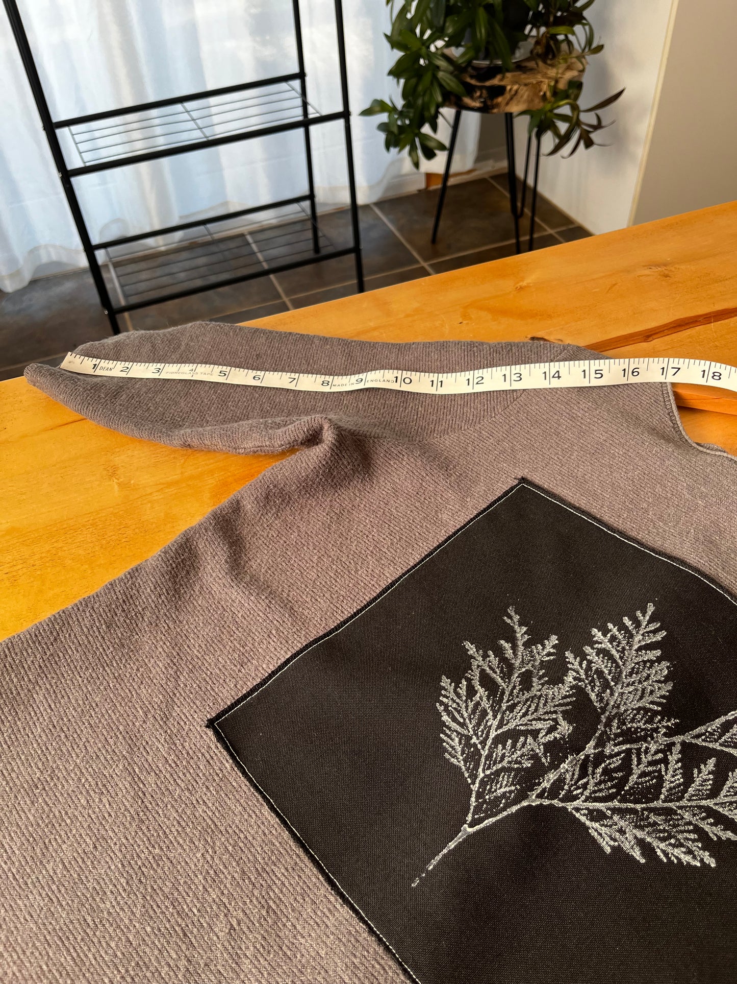 Tunique grise «cèdre» médium