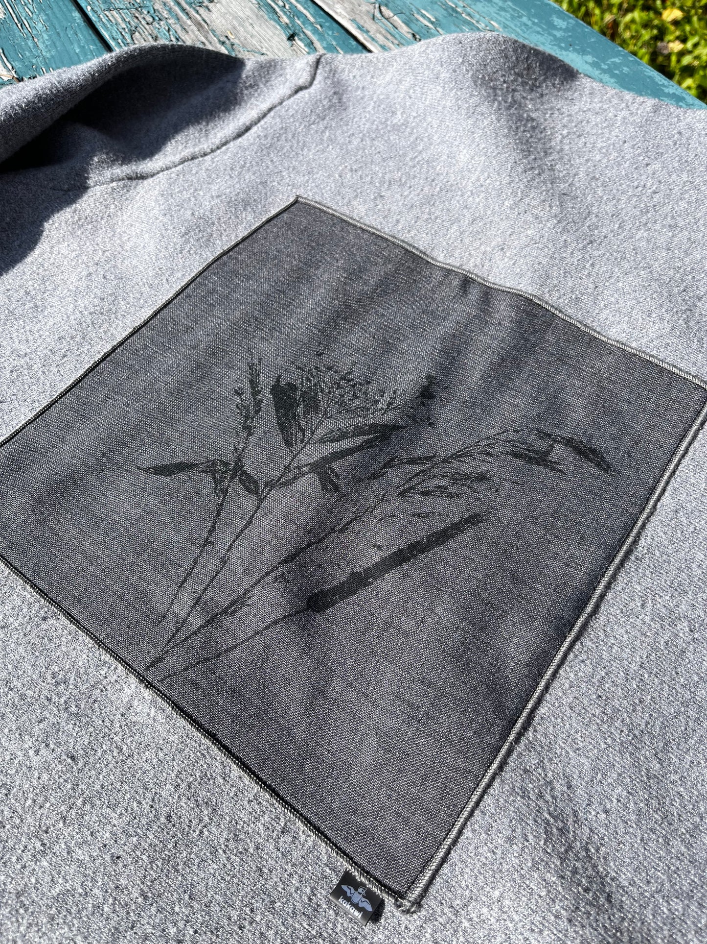 Tricot gris « bouquet » Médium