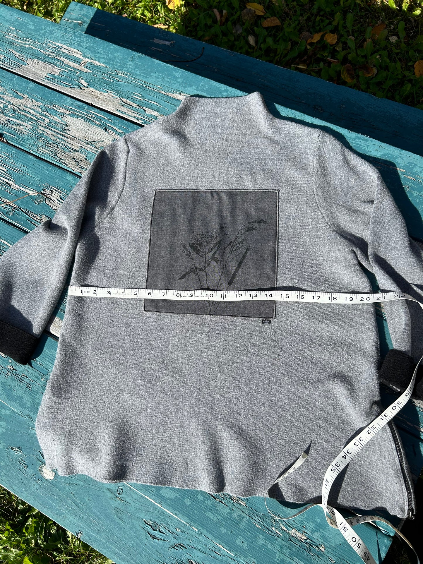 Tricot gris « bouquet » Médium