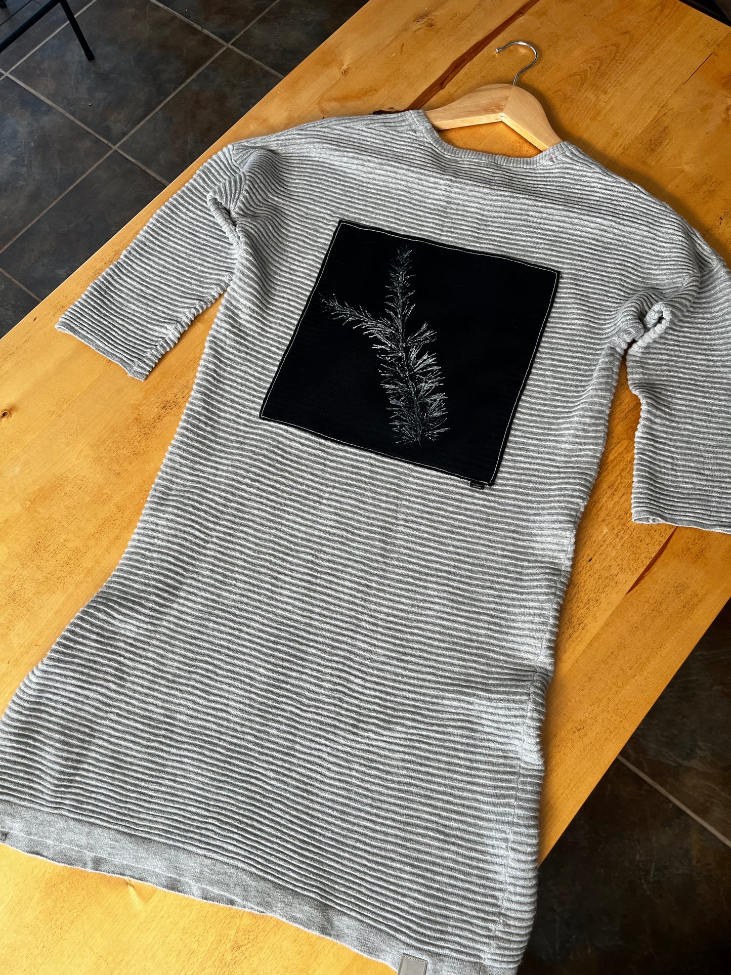 Tunique grise «mélèze» Small