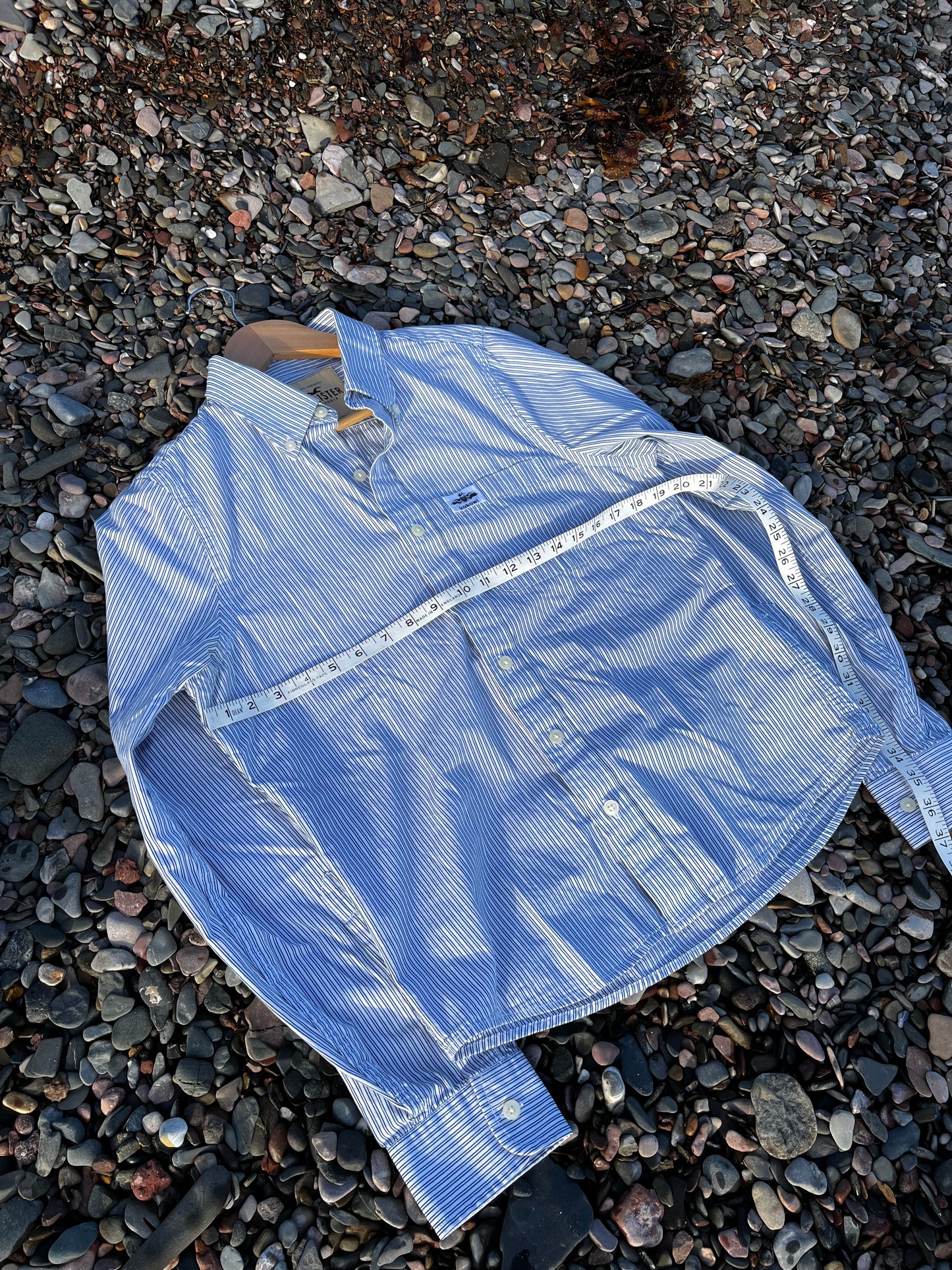 Chemise rayée « mélèze » Small (unisexe)