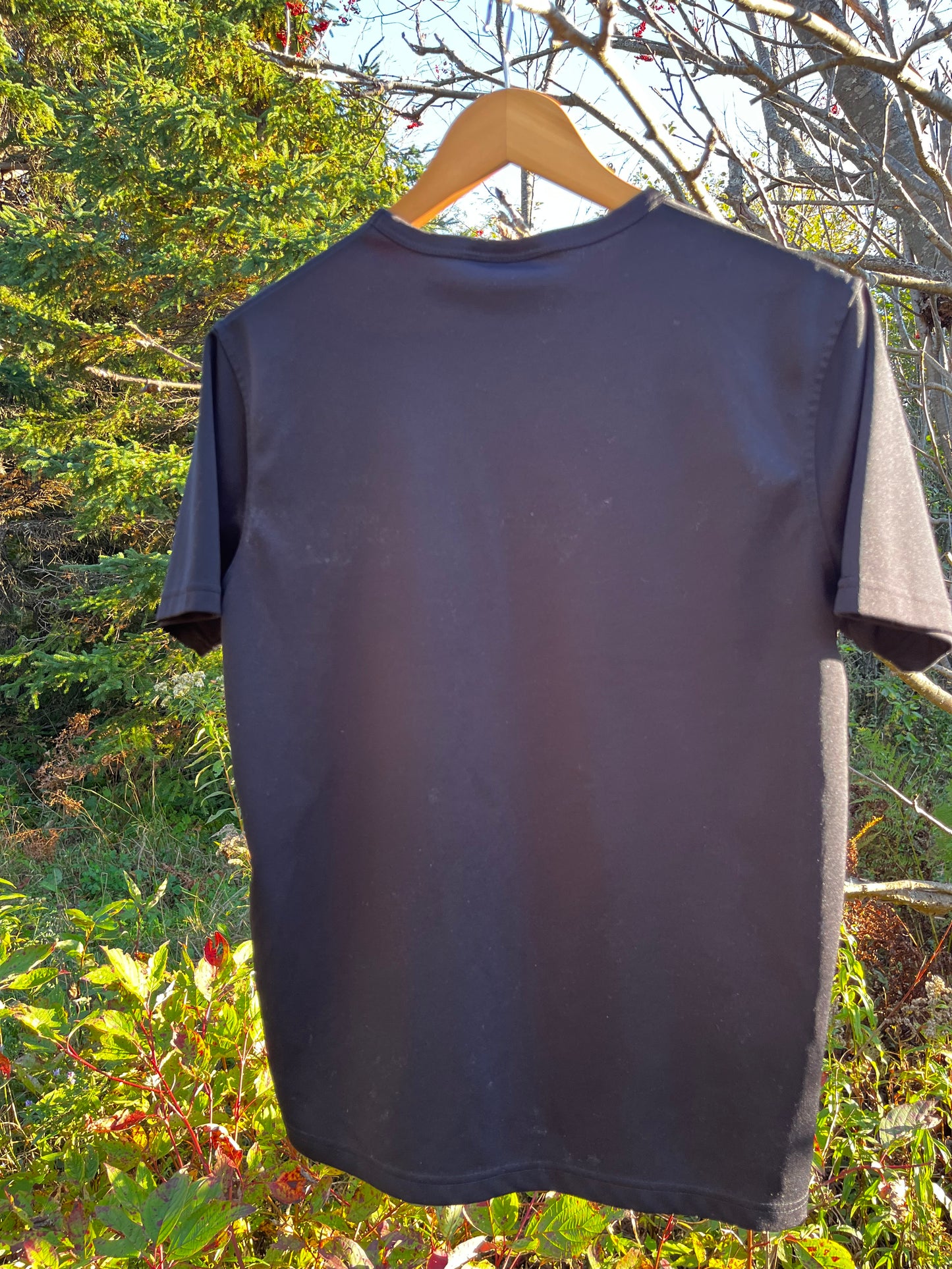 T-shirt noir « cèdre » Médium