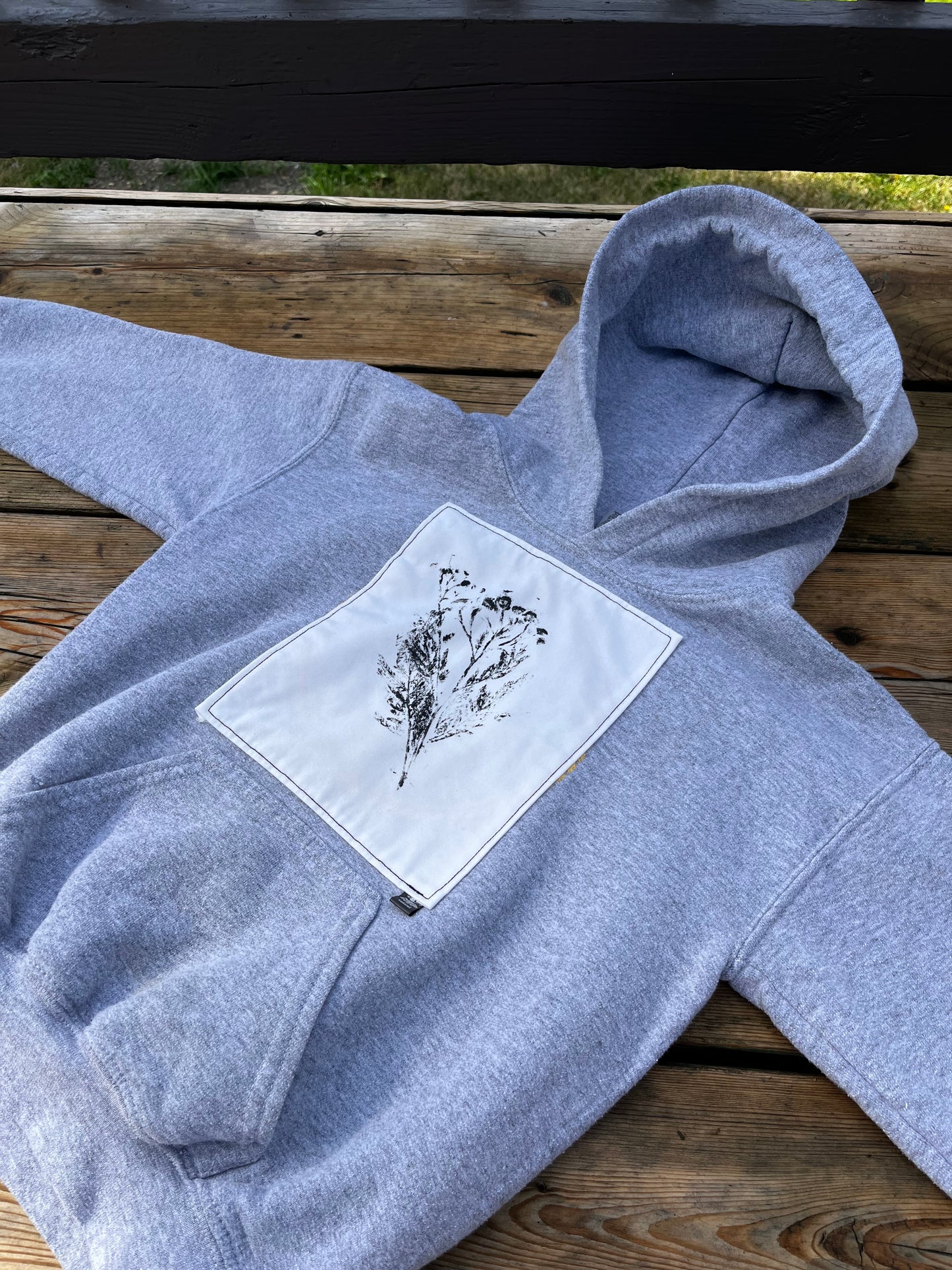 Coton ouaté gris « asters sauvage » xsmall enfant