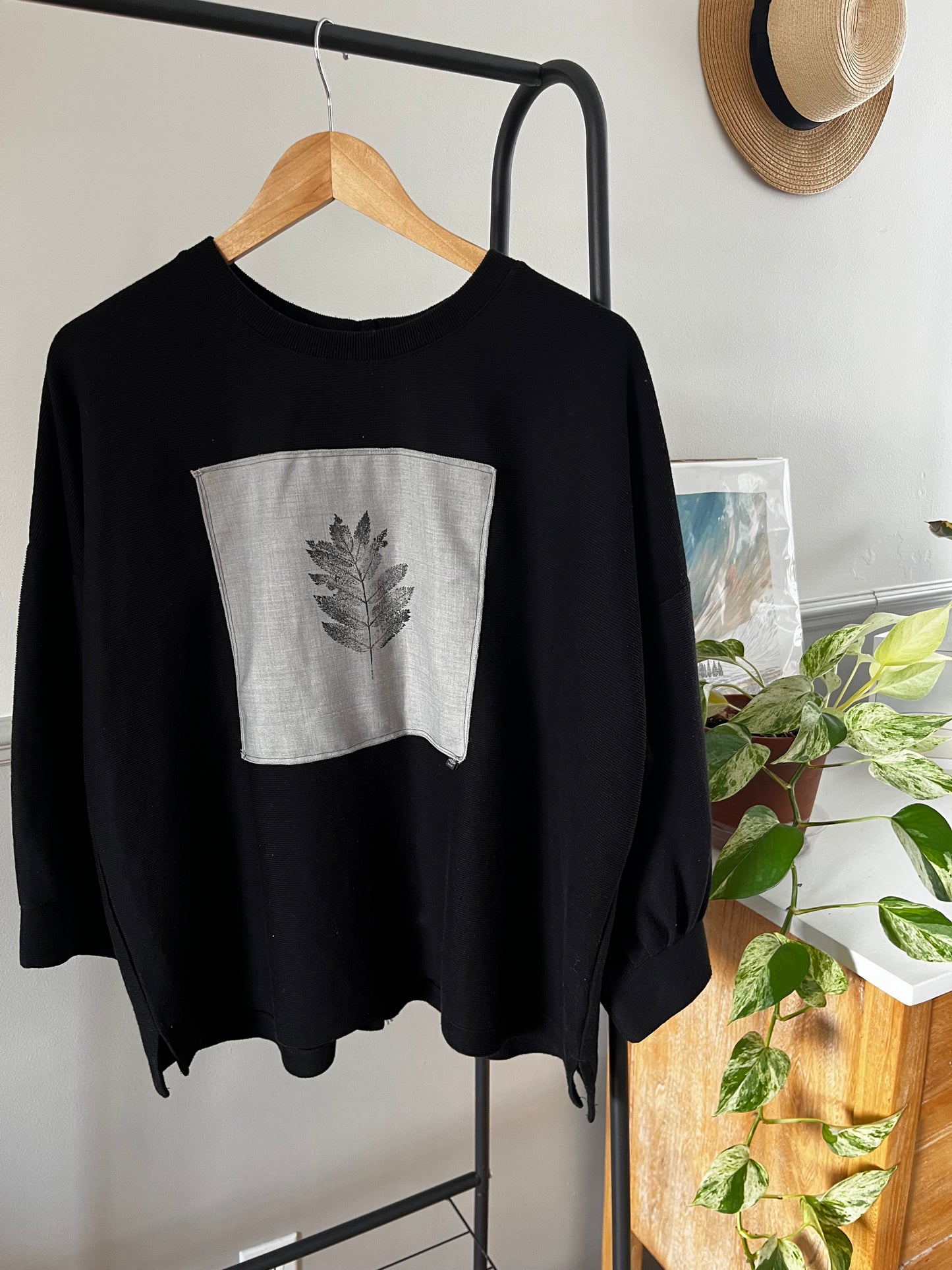 Tricot noir « sorbier» x-large