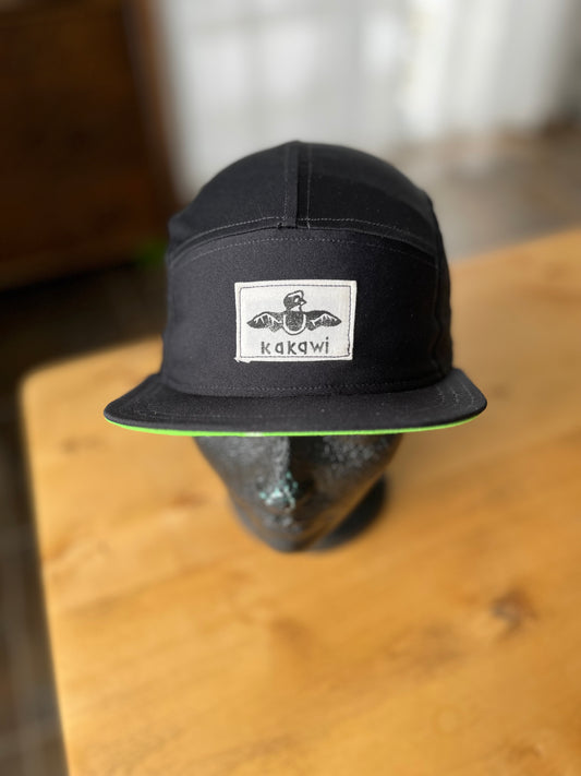 Kasquette Sport - Noir et Vert fluo