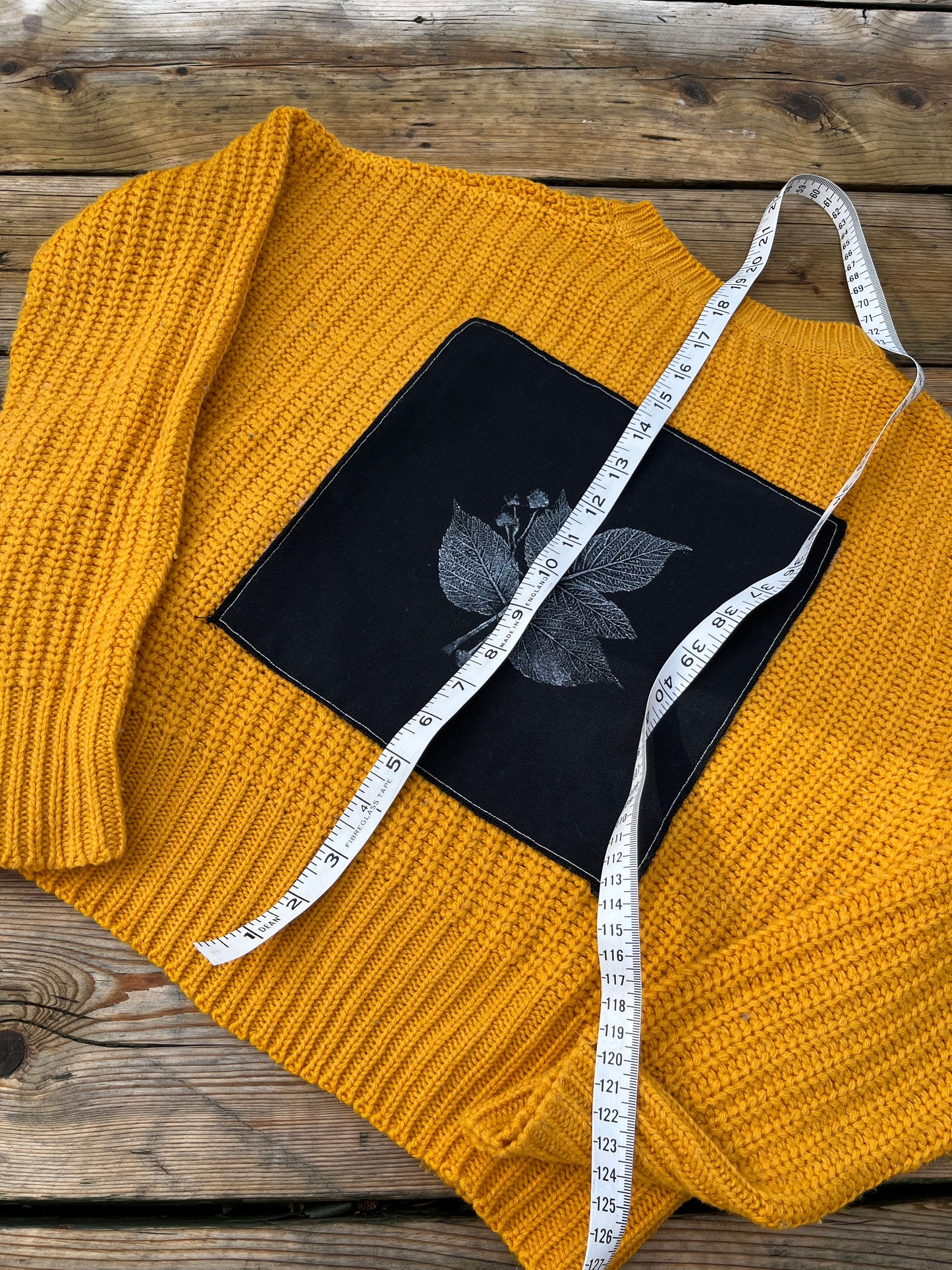 Tricot jaune « framboisier » xsmall
