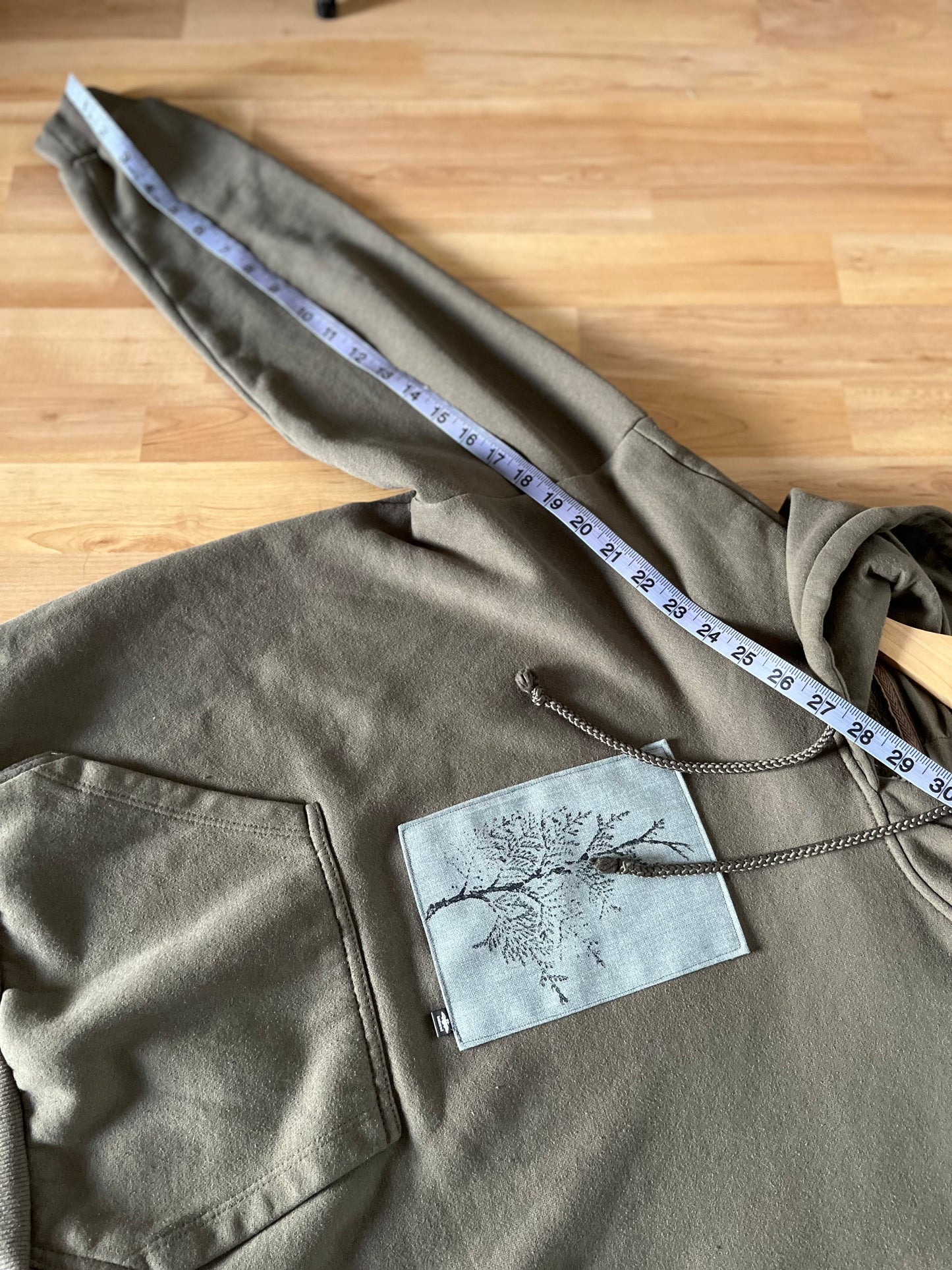 Coton ouaté kaki « cèdre  » Small