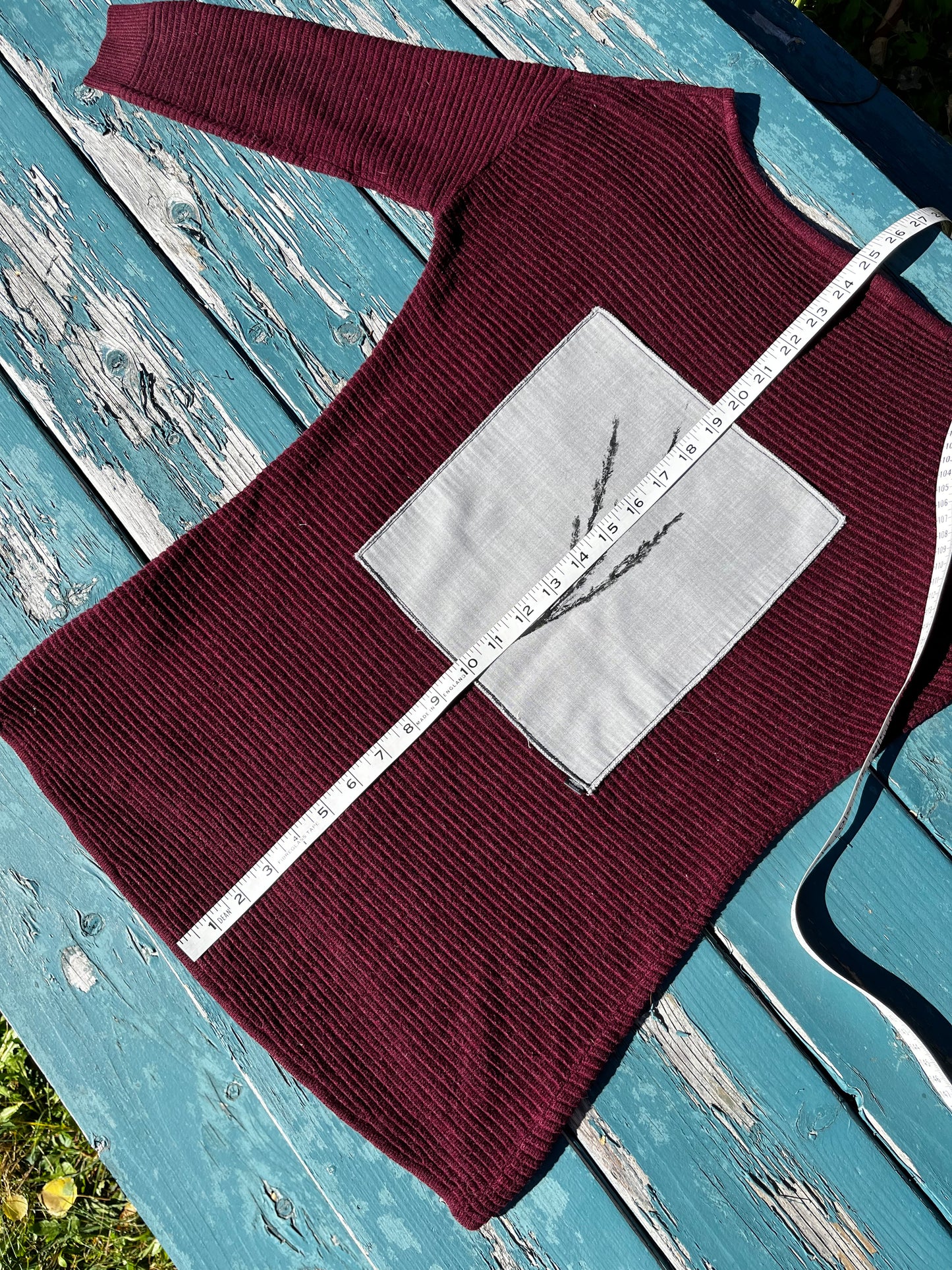 Tricot bourgogne « blé » x-small