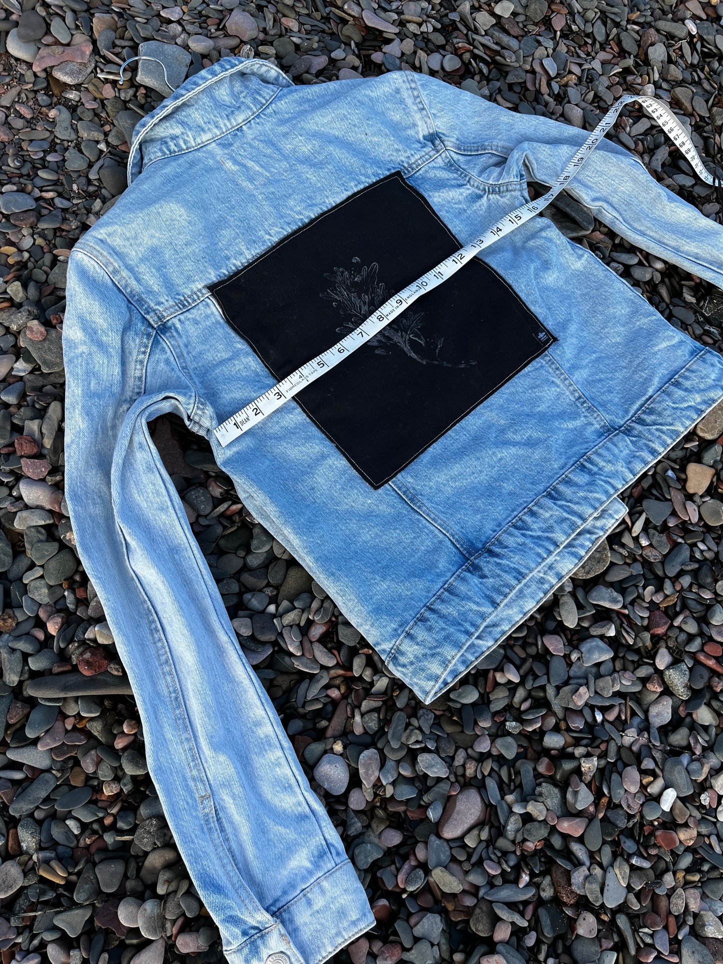 Veste en jeans « algues » Small