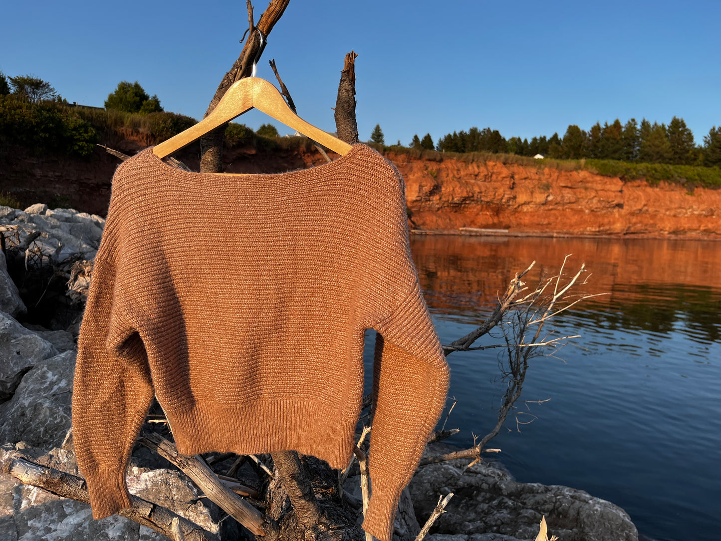 Tricot « bleuet sauvage » xxsmall