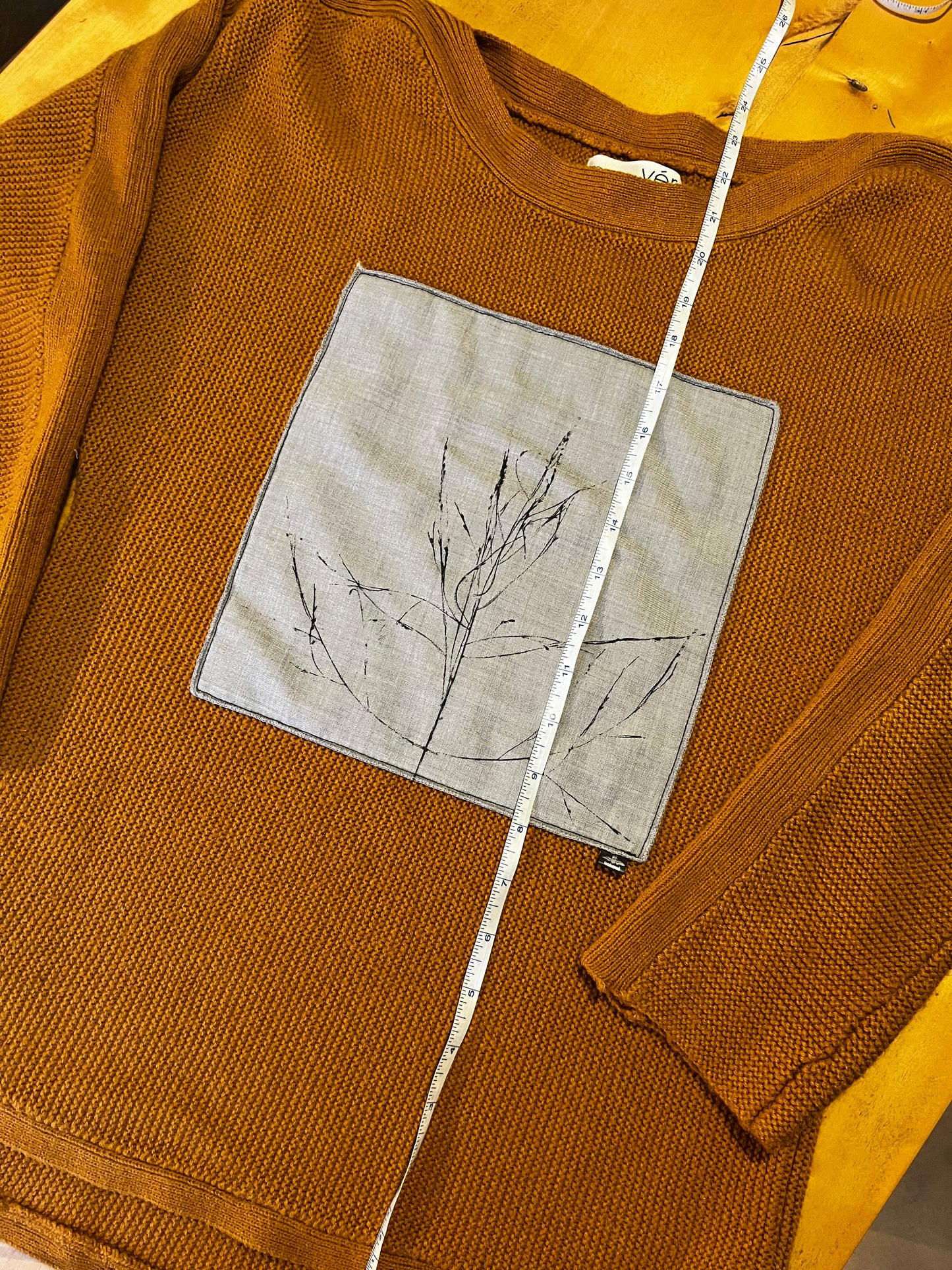 Tricot ocre  Médium