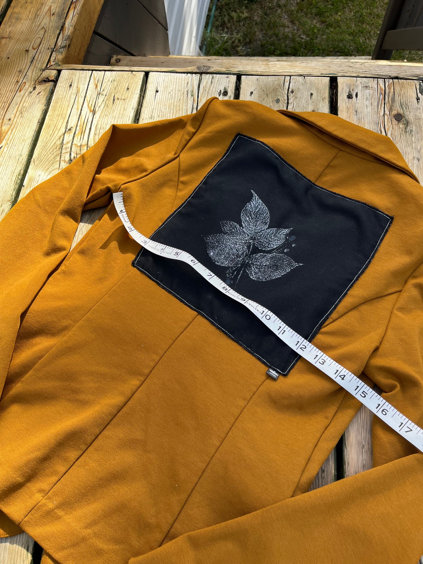 Veston moutarde « framboisier » Small