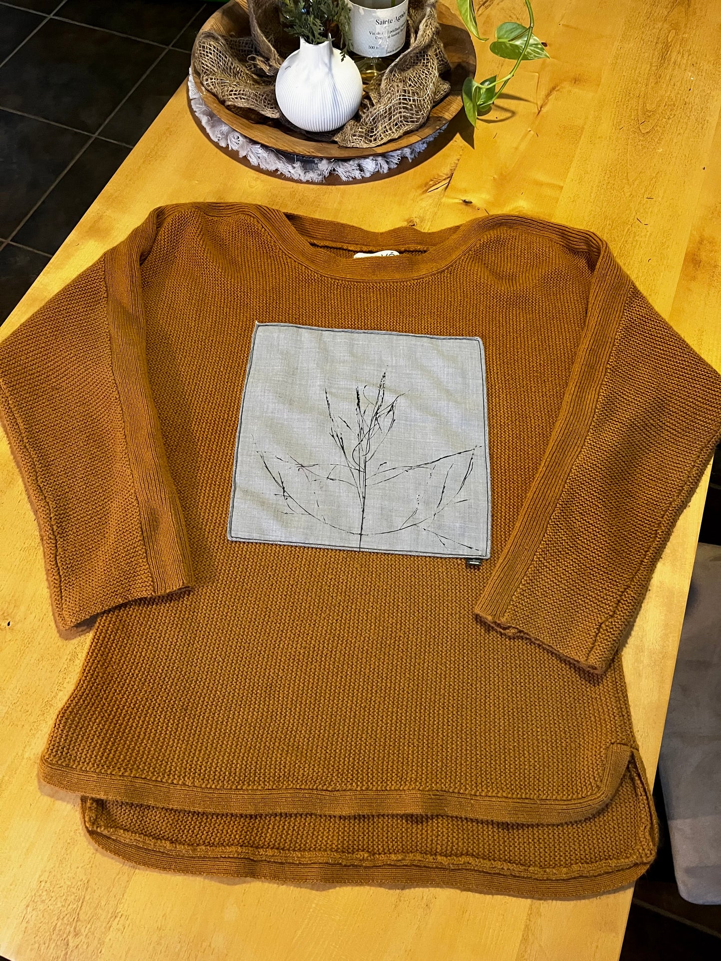 Tricot ocre  Médium