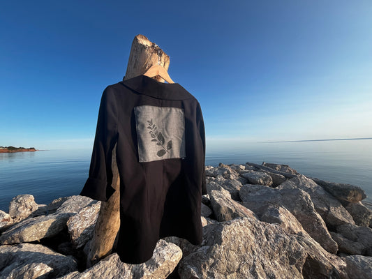 Veston noir « chèvrefeuille » xlarge