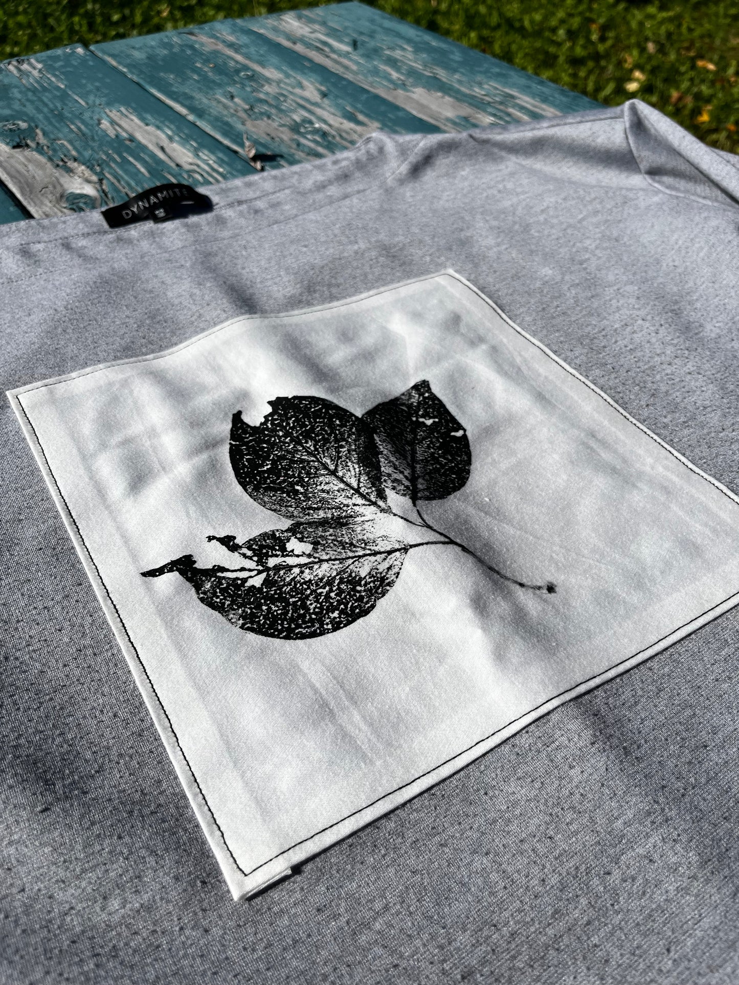 Tunique grise « feuilles» Small