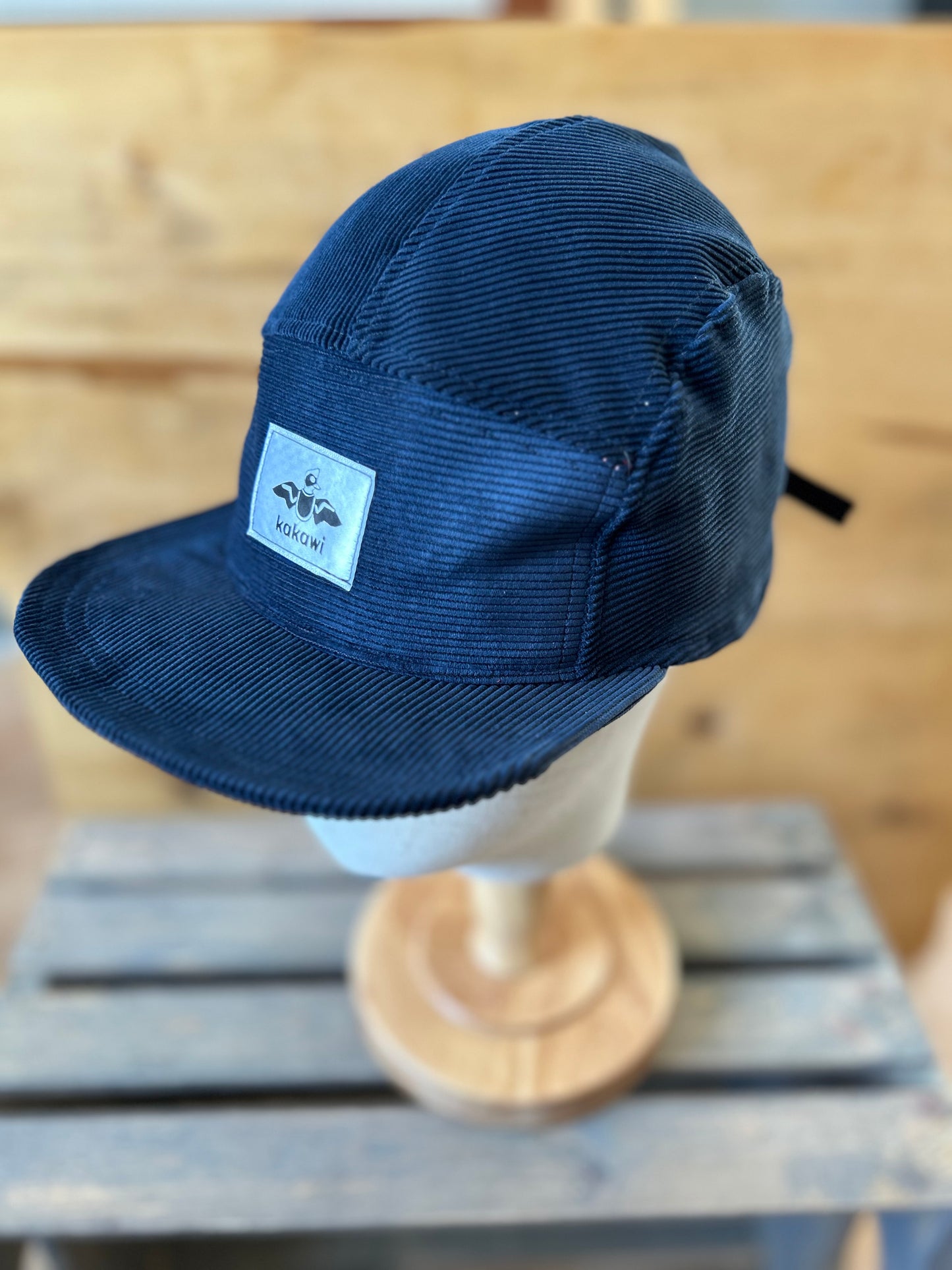 Kasquette Régulière - Corduroy Bleue Marine