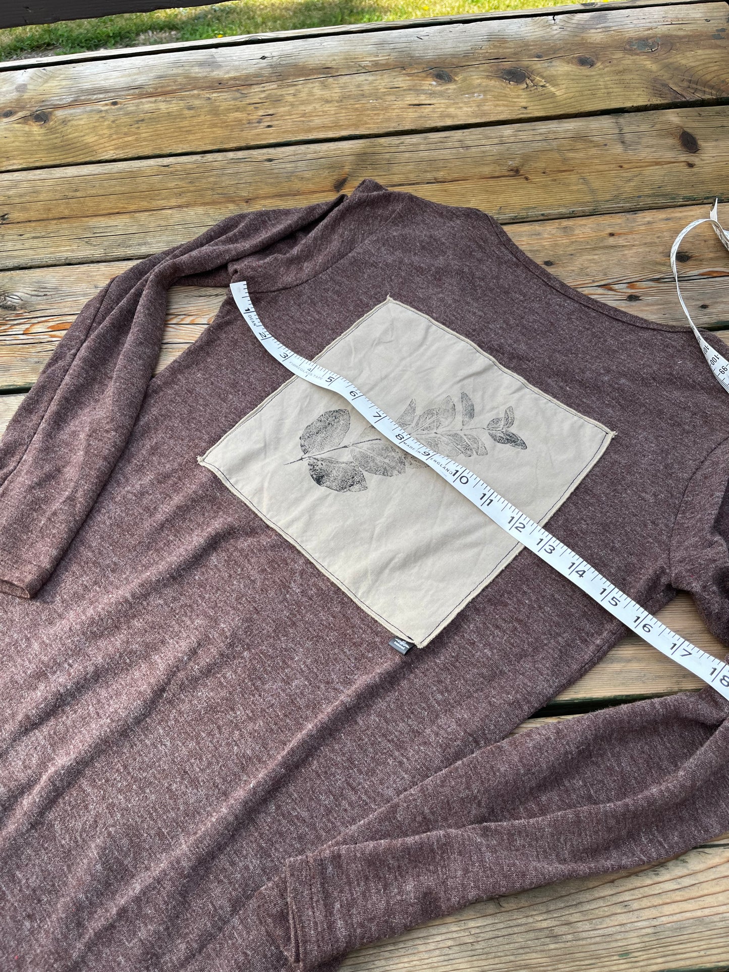 Tunique brune « chèvrefeuille » Small