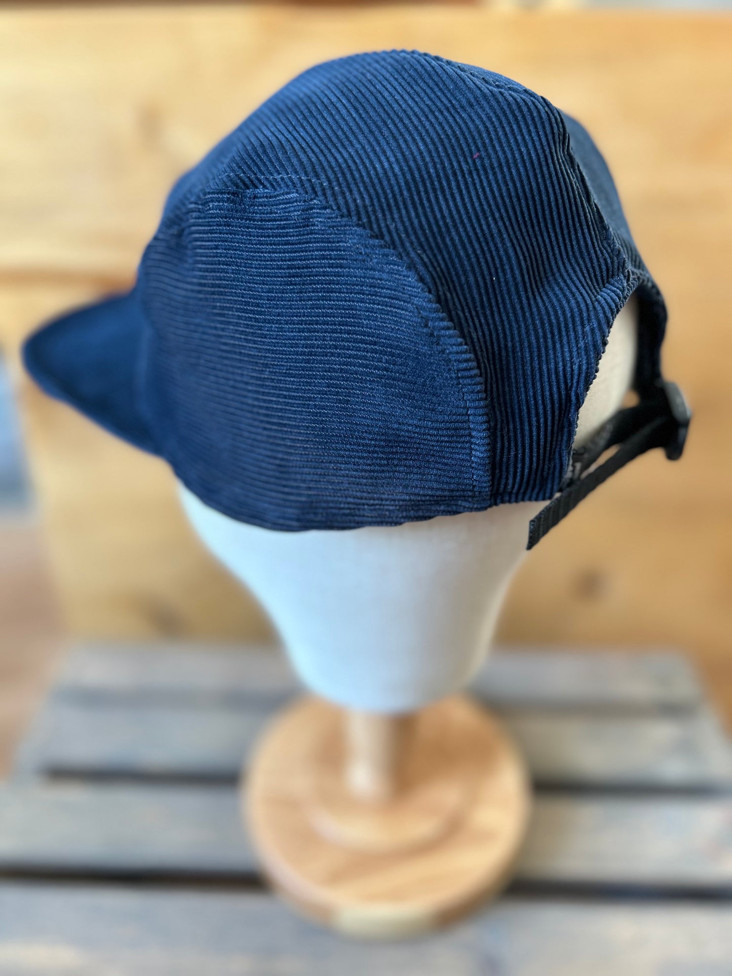 Kasquette Régulière - Corduroy Bleue Marine