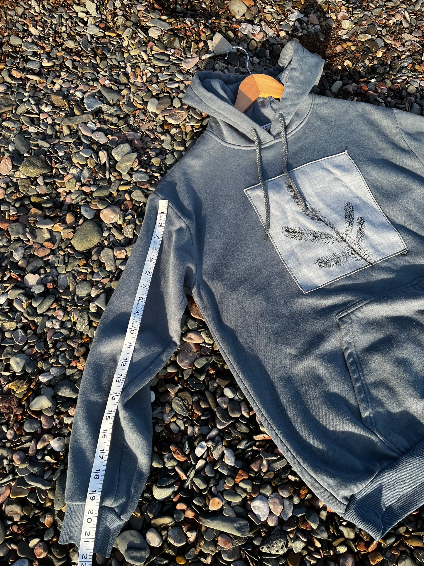 Coton ouaté gris-bleu  « épinette » Médium (unisexe)