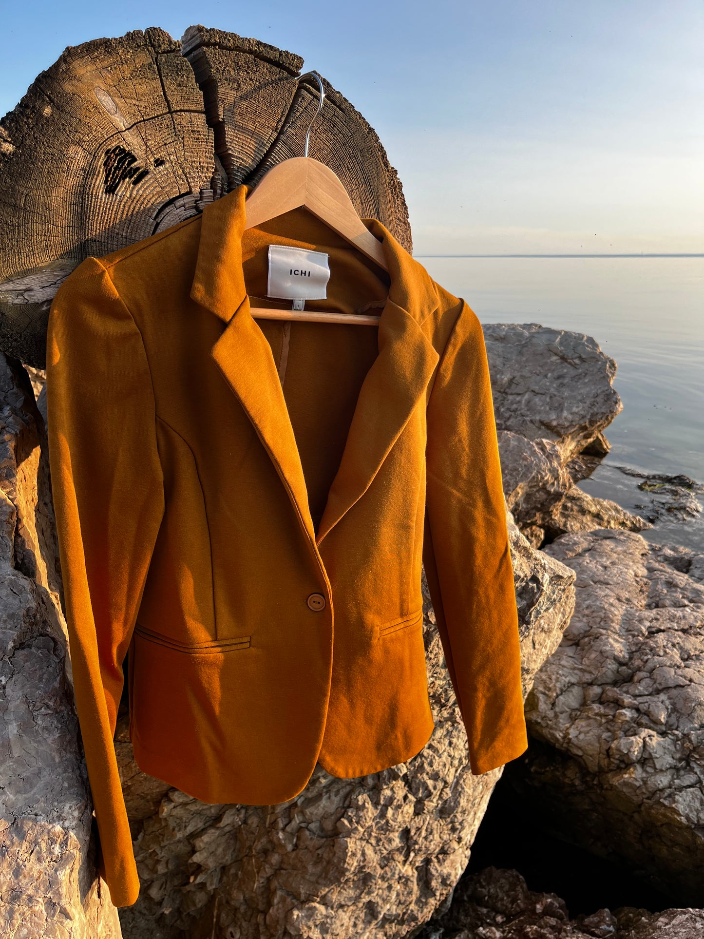 Veston moutarde « framboisier » Small