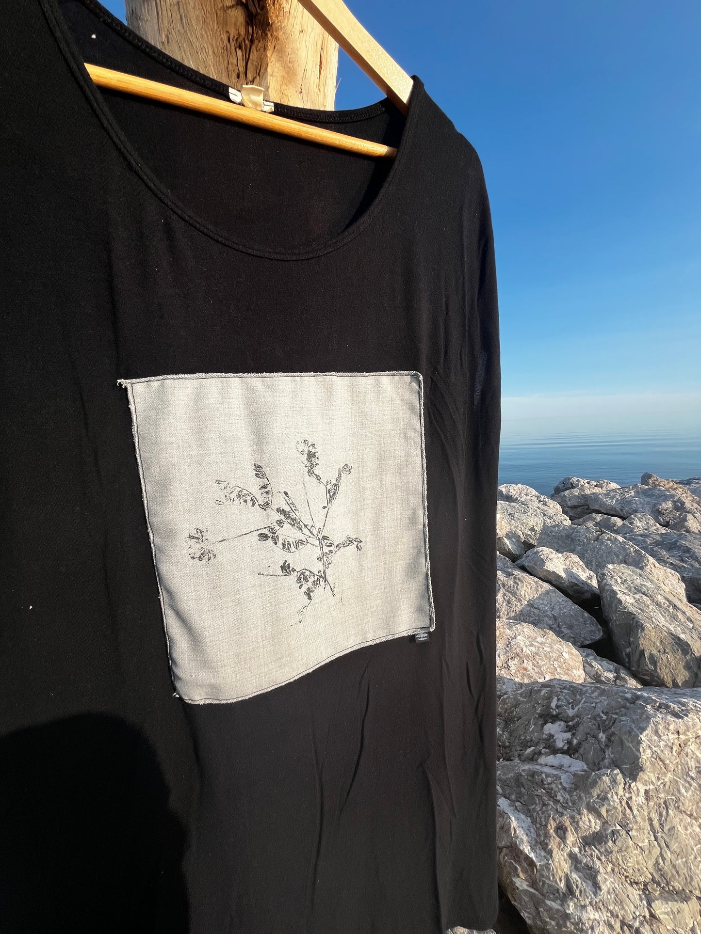Tunique noire « vesce » médium