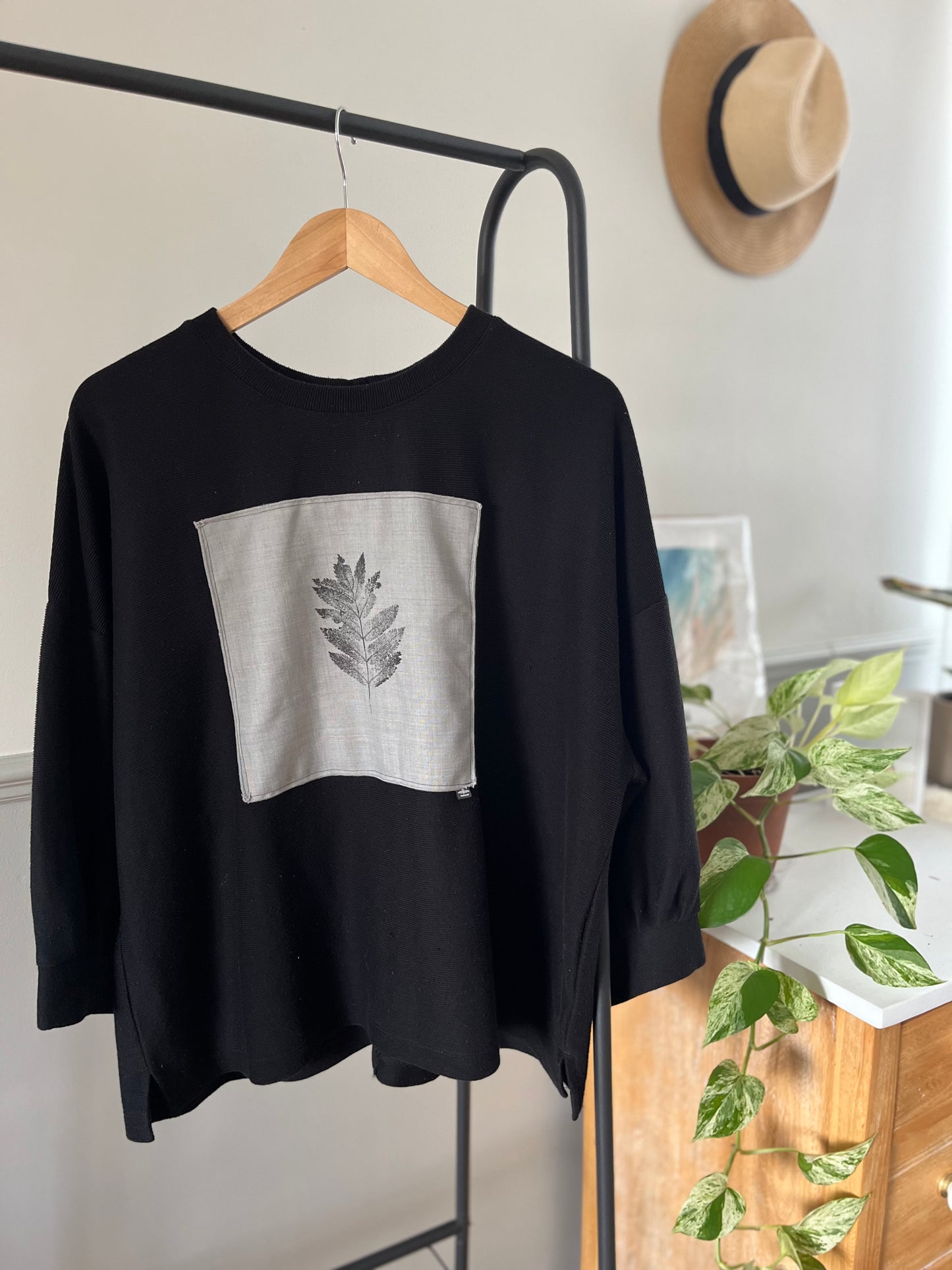 Tricot noir « sorbier» x-large