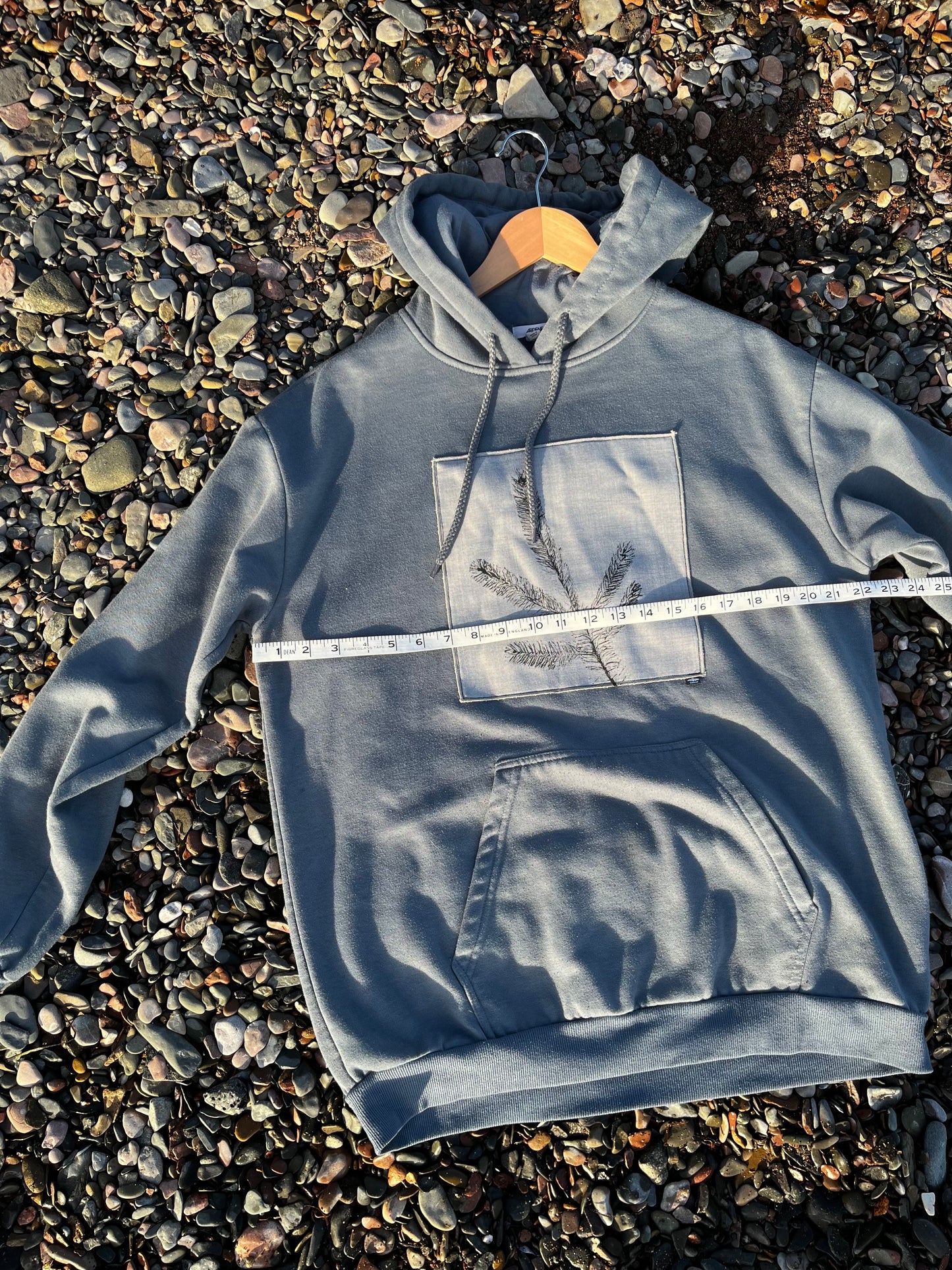 Coton ouaté gris-bleu  « épinette » Médium (unisexe)