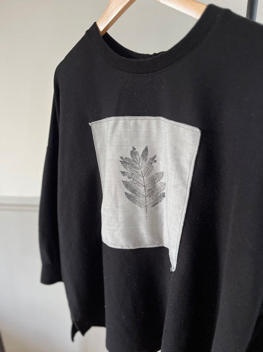 Tricot noir « sorbier» x-large