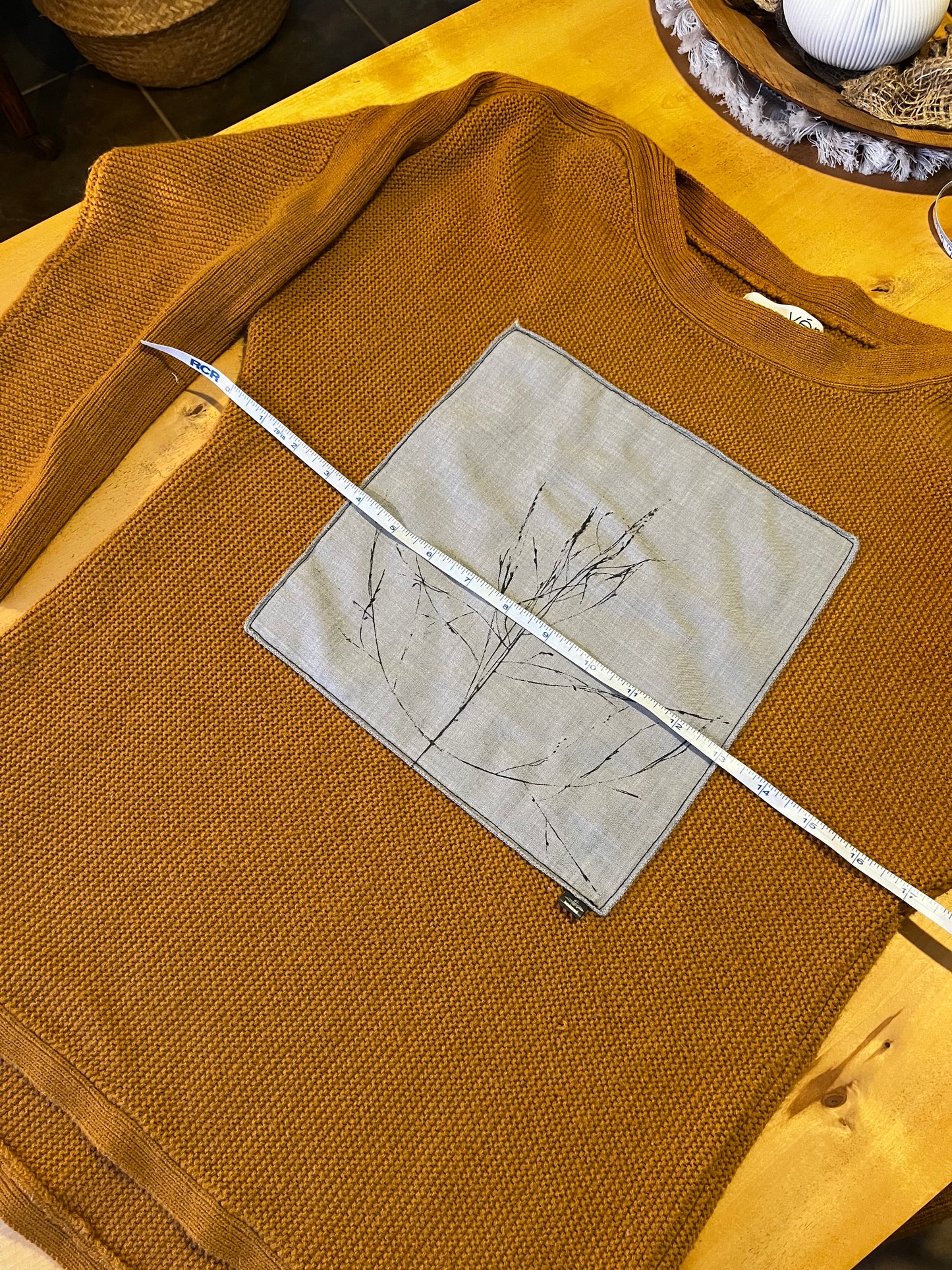 Tricot ocre  Médium