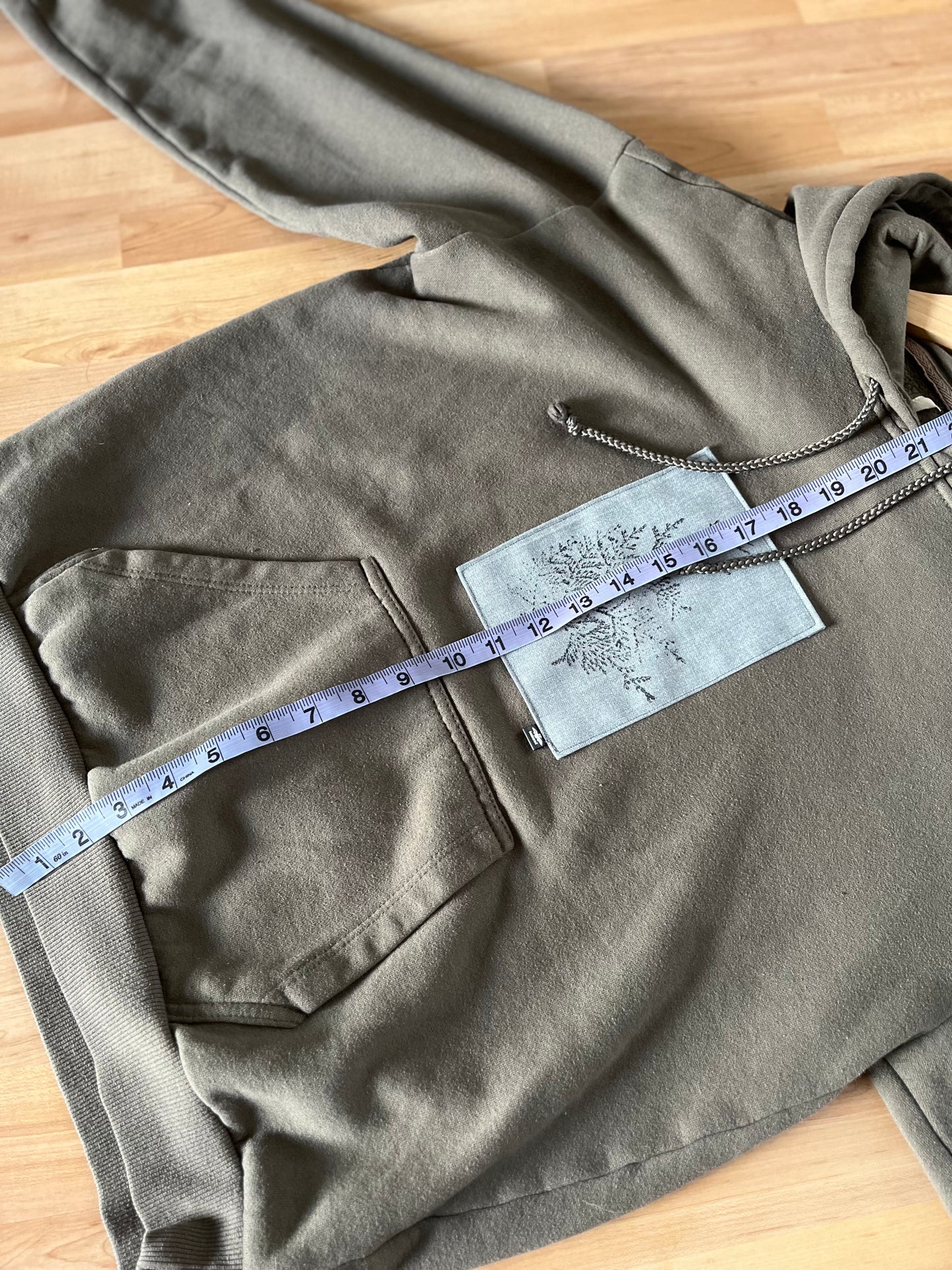 Coton ouaté kaki « cèdre  » Small