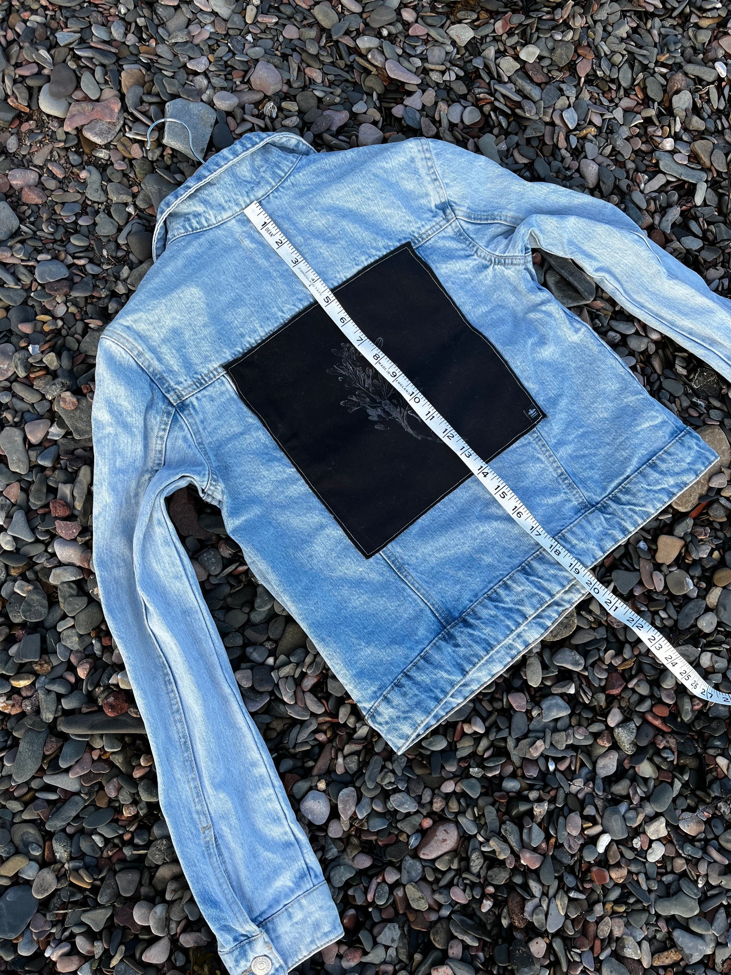 Veste en jeans « algues » Small