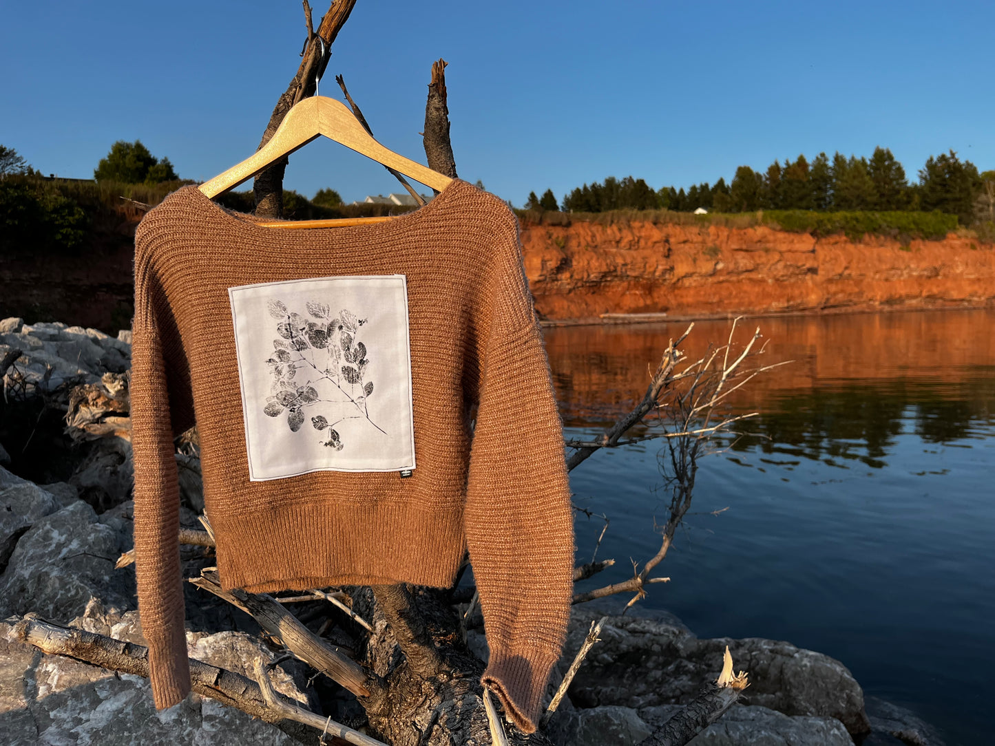 Tricot « bleuet sauvage » xxsmall