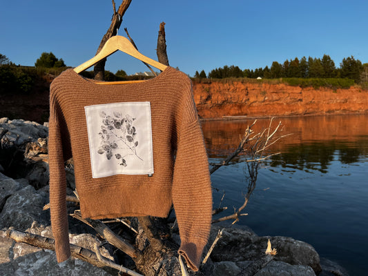 Tricot « bleuet sauvage » xxsmall