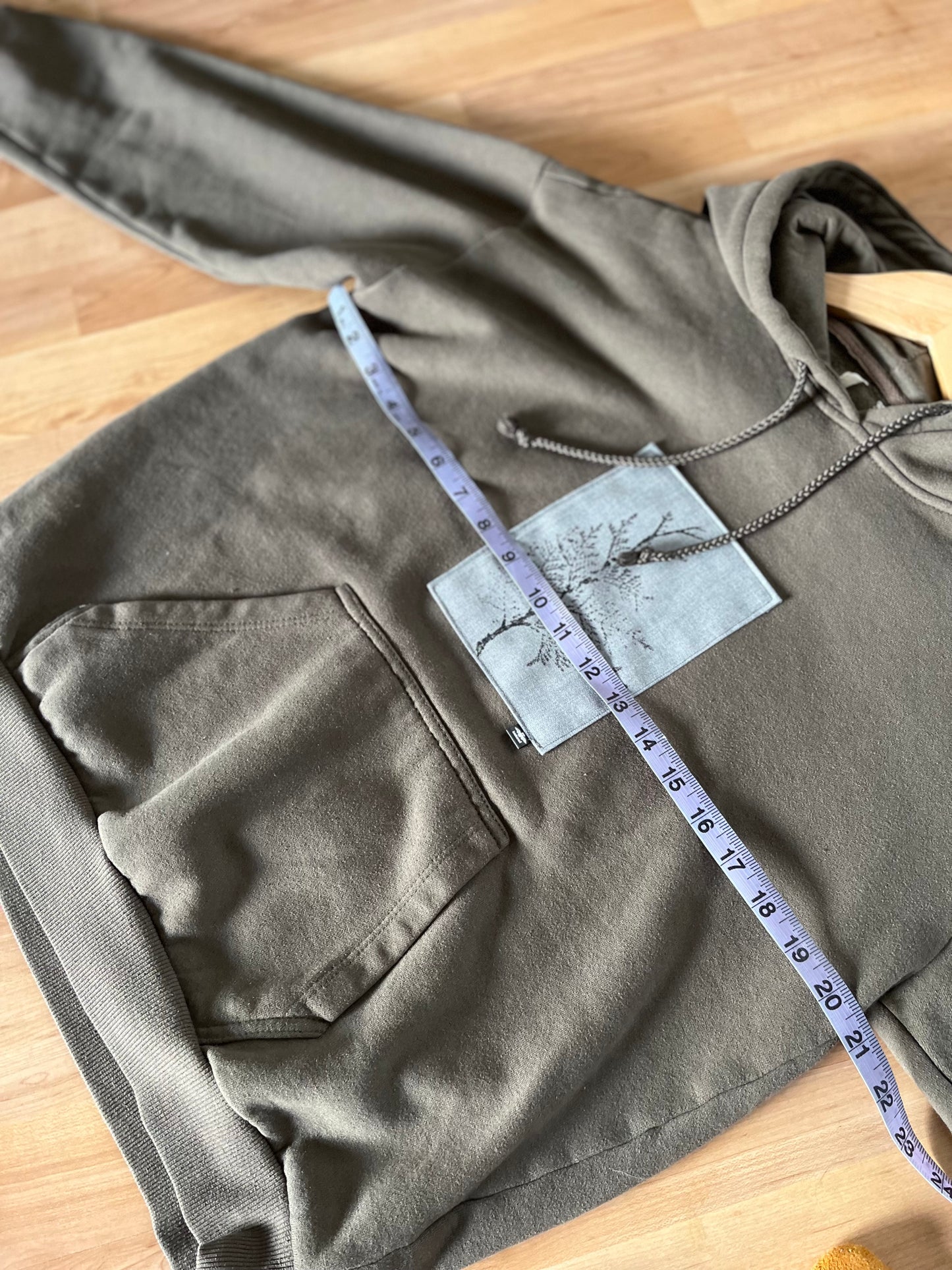 Coton ouaté kaki « cèdre  » Small