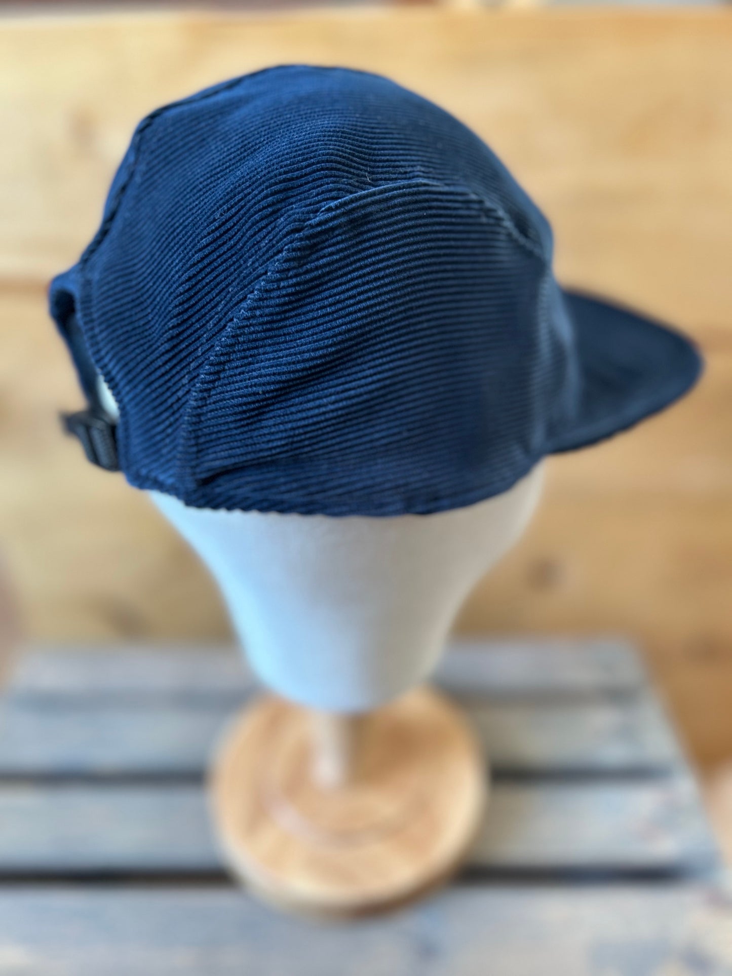 Kasquette Régulière - Corduroy Bleue Marine