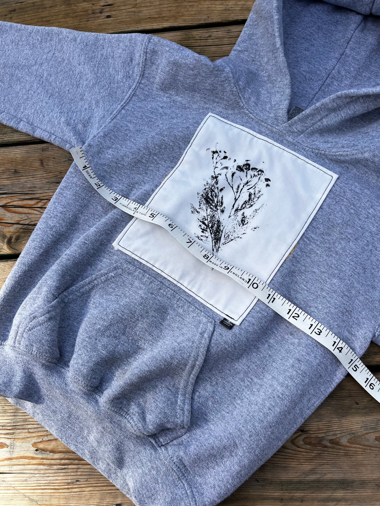 Coton ouaté gris « asters sauvage » xsmall enfant
