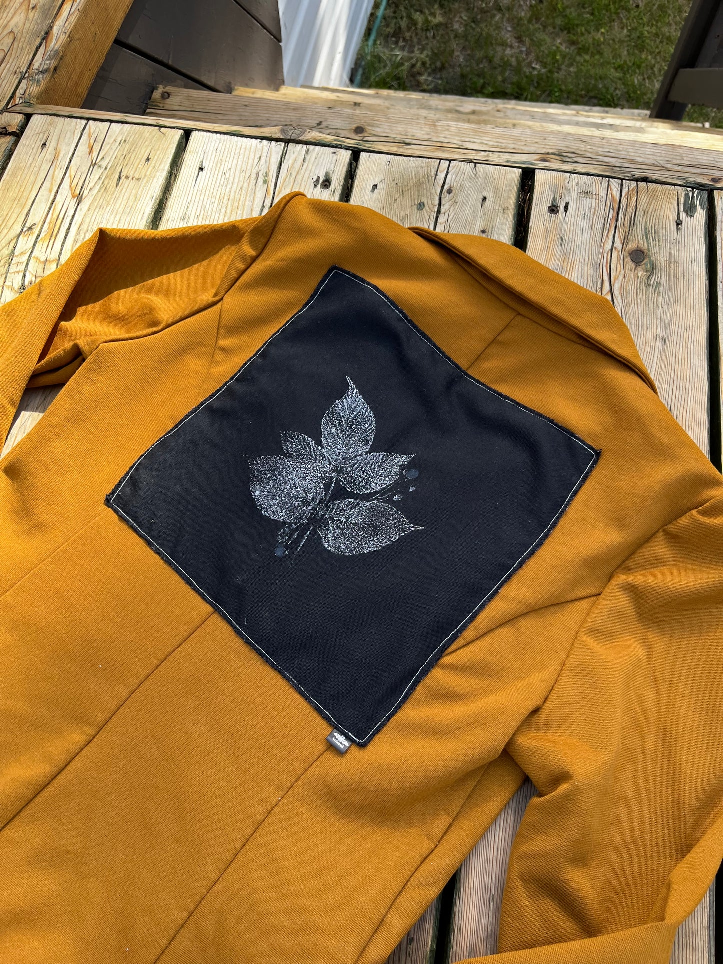 Veston moutarde « framboisier » Small