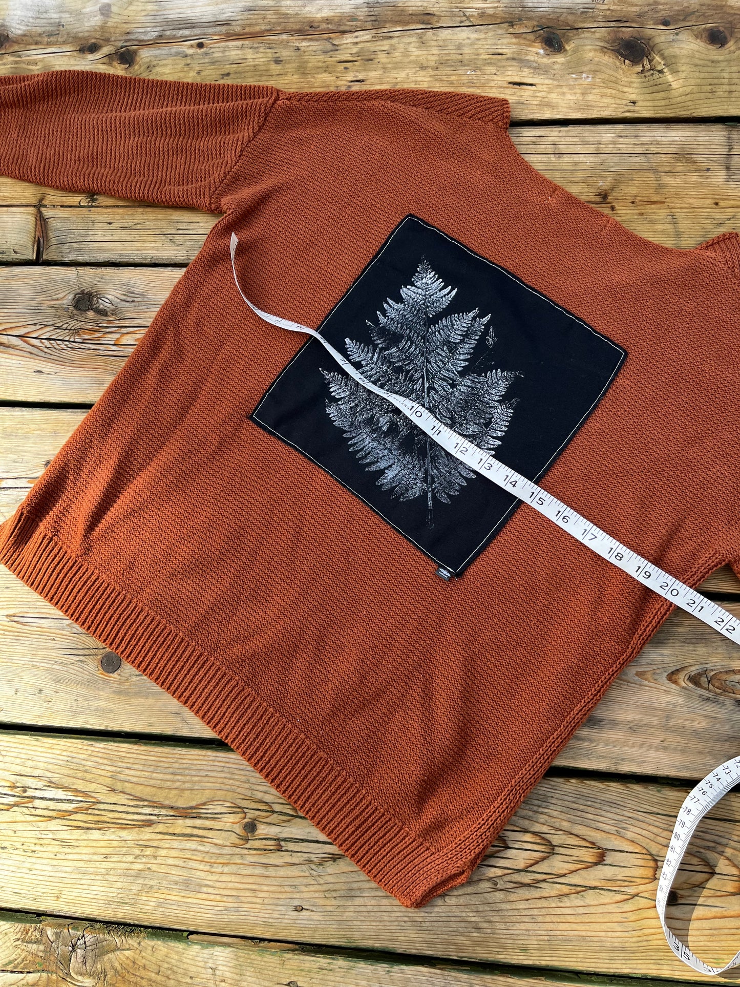 Tricot rouille « fougère » xxsmall
