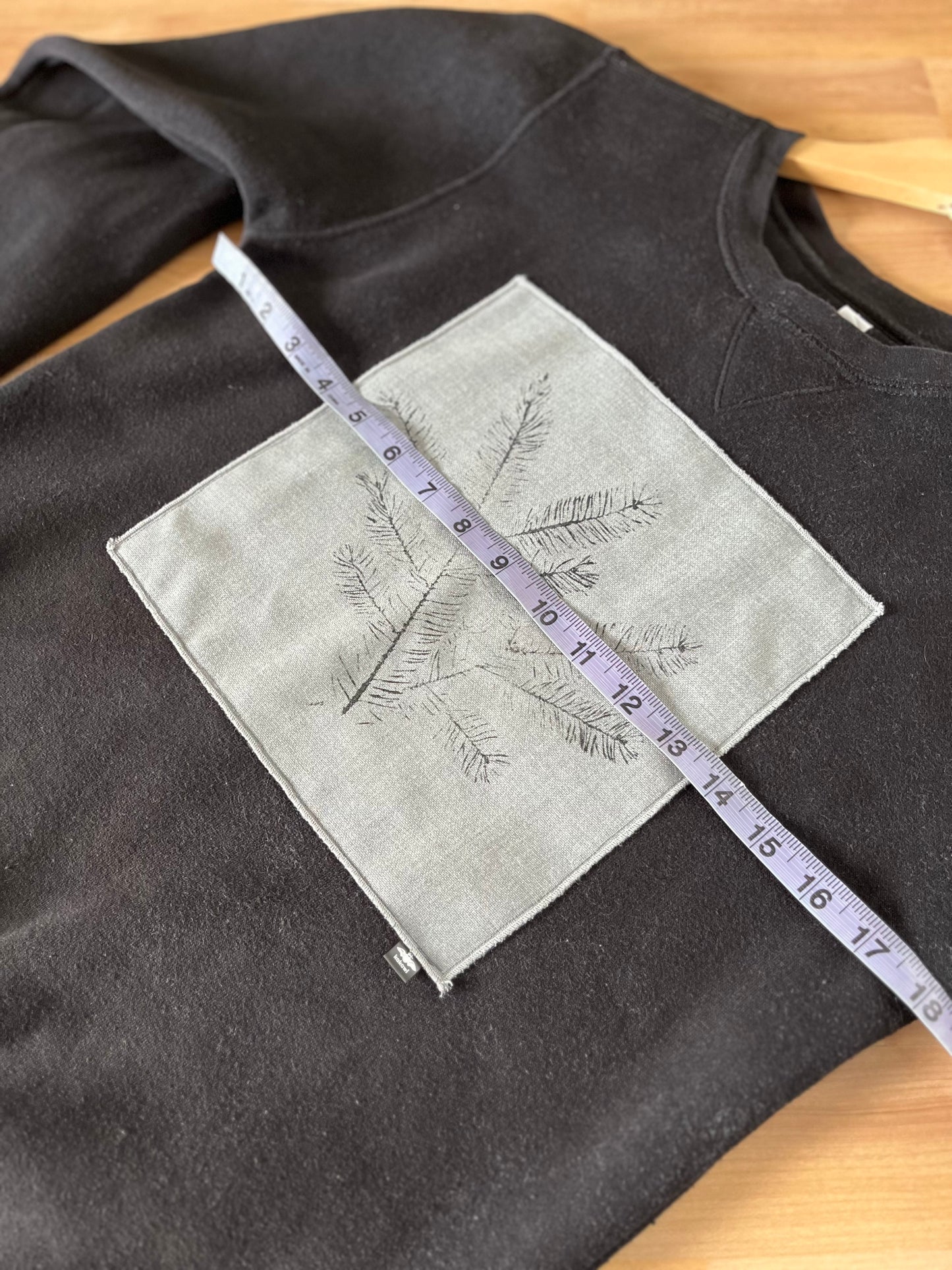 Coton ouaté crème « fougère » X-Small