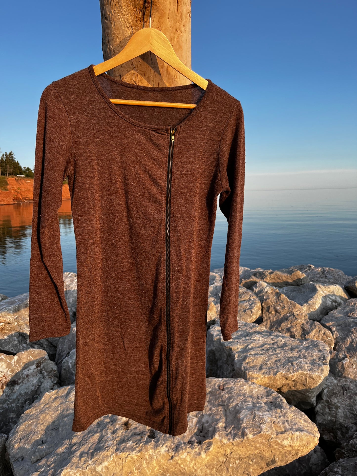 Tunique brune « chèvrefeuille » Small